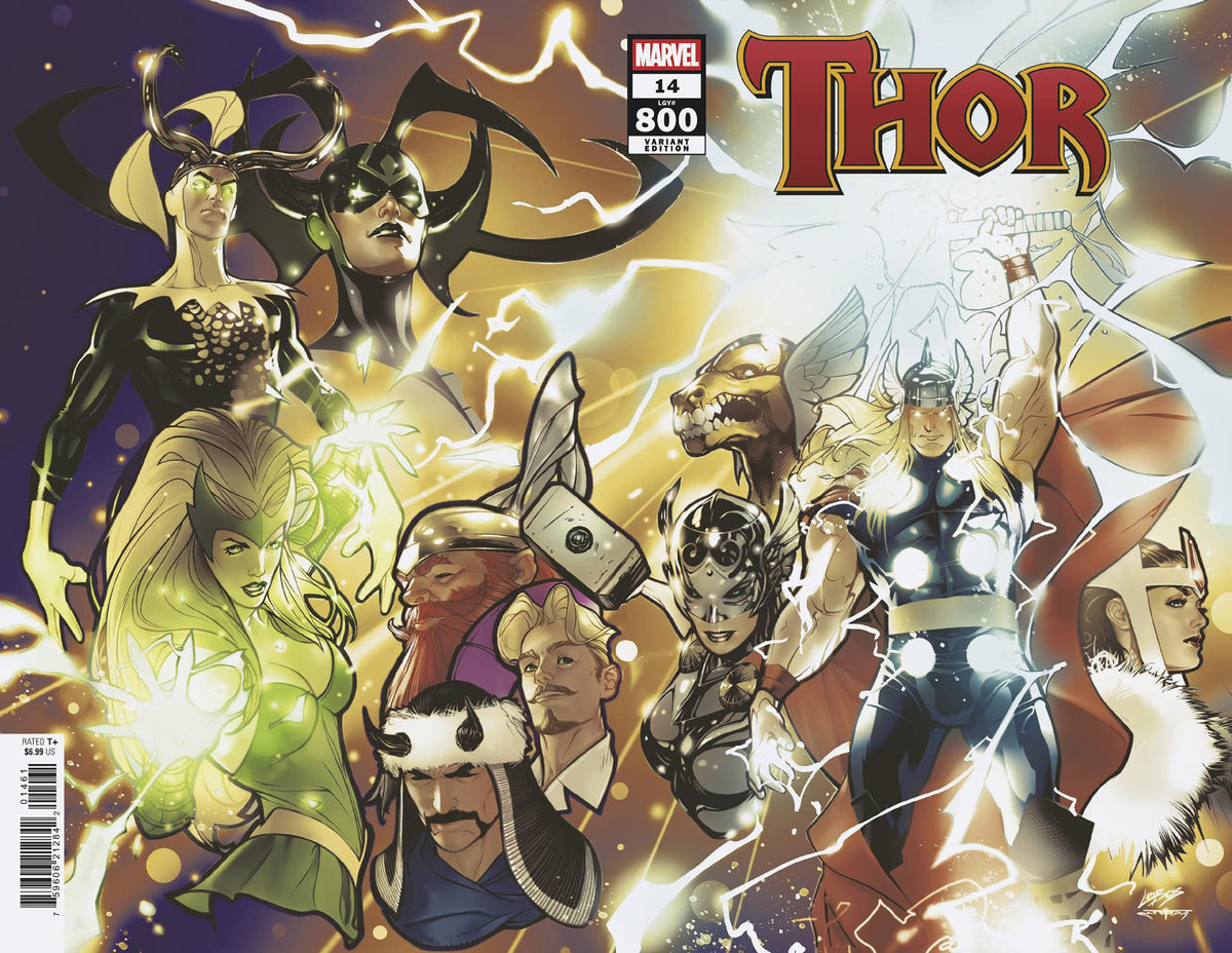Marvel Comic Books THOR #800 PABLO VILLALOBOS WRAPAROUND 800 CELEBRATION VARIANT (Release Date: 08/19/2026) 75960621284201461 PRH-75960621284201461
