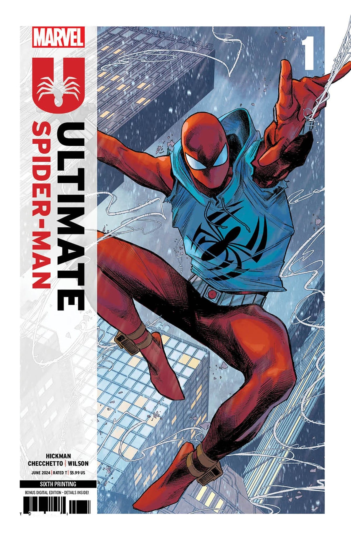 Marvel Comic Books ULTIMATE SPIDER-MAN #1 MARCO CHECCHETTO 6TH PTG VAR 75960620796100156 MAR248071