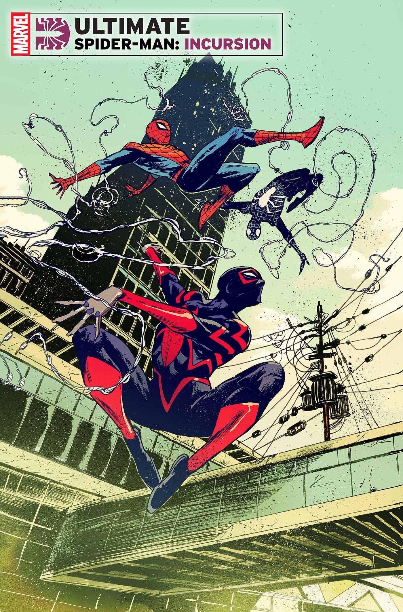 ULTIMATE SPIDER-MAN: INCURSION #2 SANFORD GREENE VARIANT