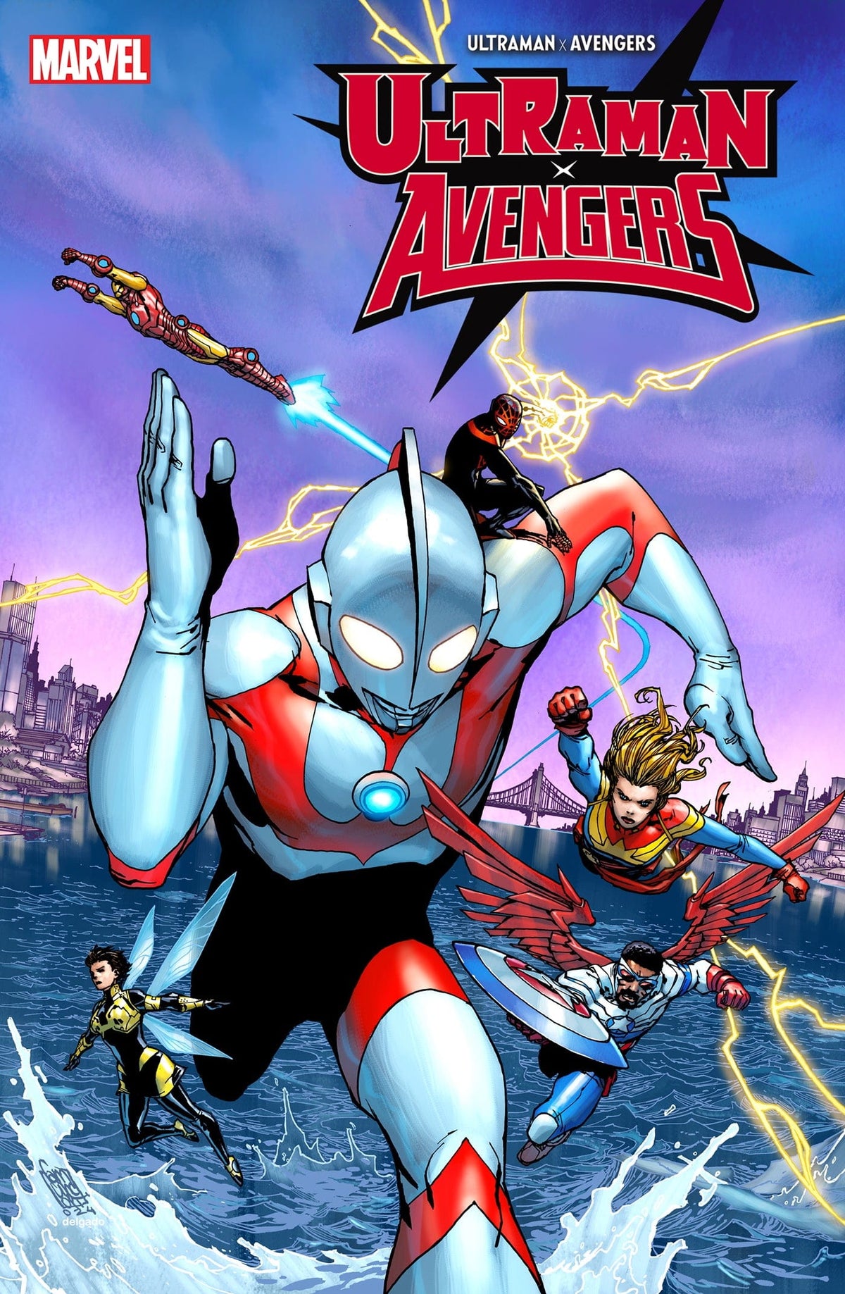 Marvel Comic Books ULTRAMAN X THE AVENGERS #3 GIUSEPPI CAMUNCOLI VARIANT 75960620462500321 PRH-75960620462500321