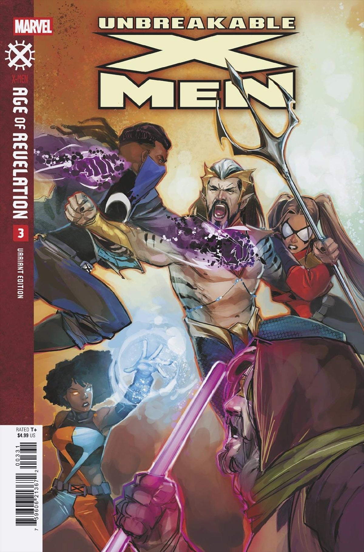 Marvel Comic Books UNBREAKABLE X-MEN #3 ROD REIS VARIANT [AOR] 75960621367200331 PRH-75960621367200331