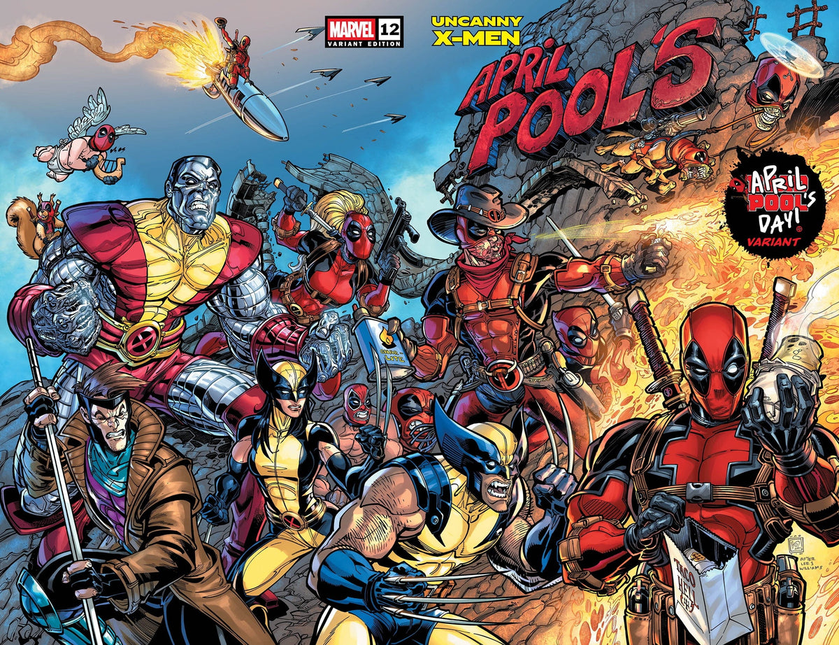 Marvel Comic Books UNCANNY X-MEN #12 CHAD HARDIN APRIL POOL'S DAY VARIANT 75960620917001251 PRH-75960620917001251
