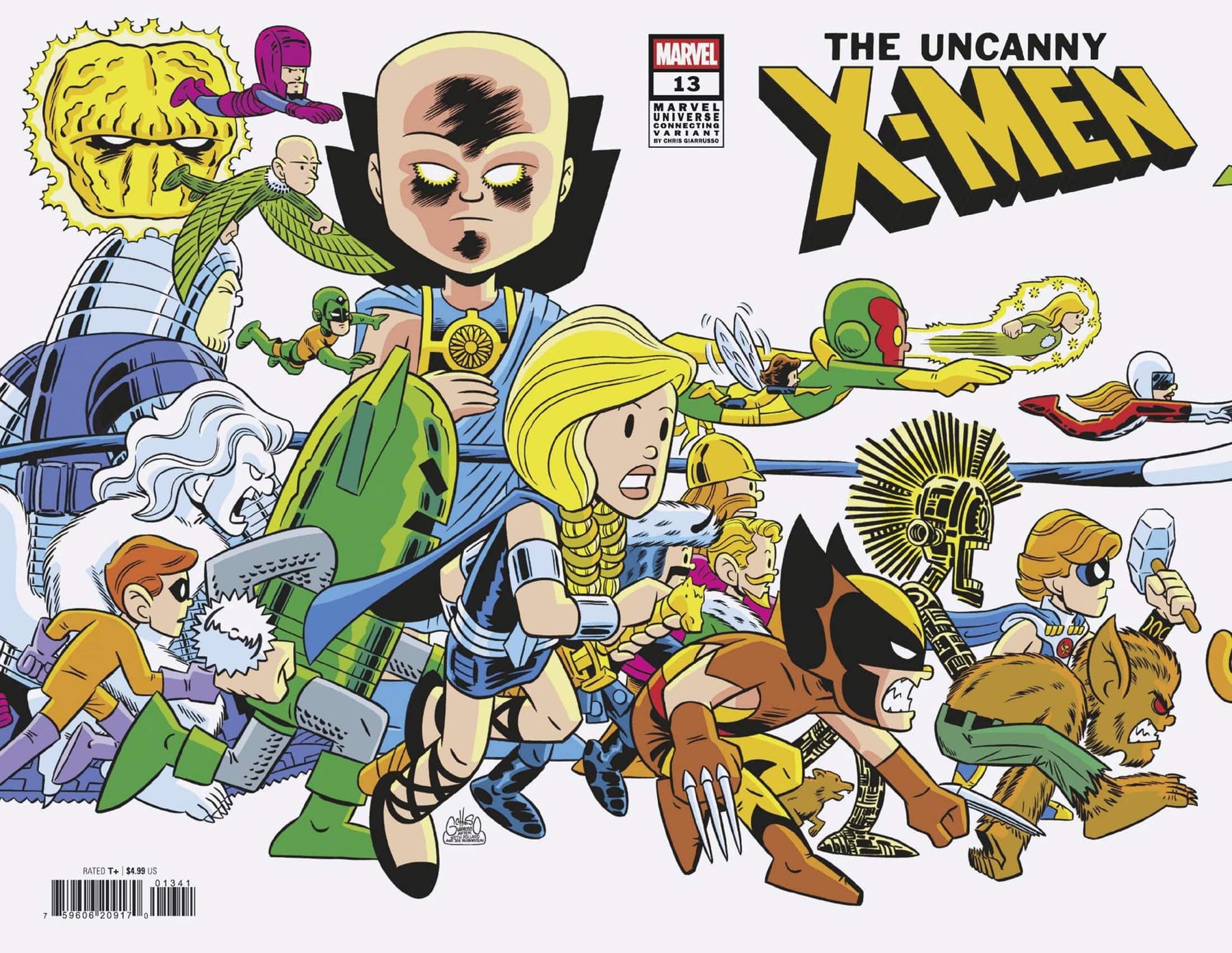 UNCANNY X-MEN #13 CHRIS GIARRUSSO MARVEL UNIVERSE CONNECTING VARIANT N