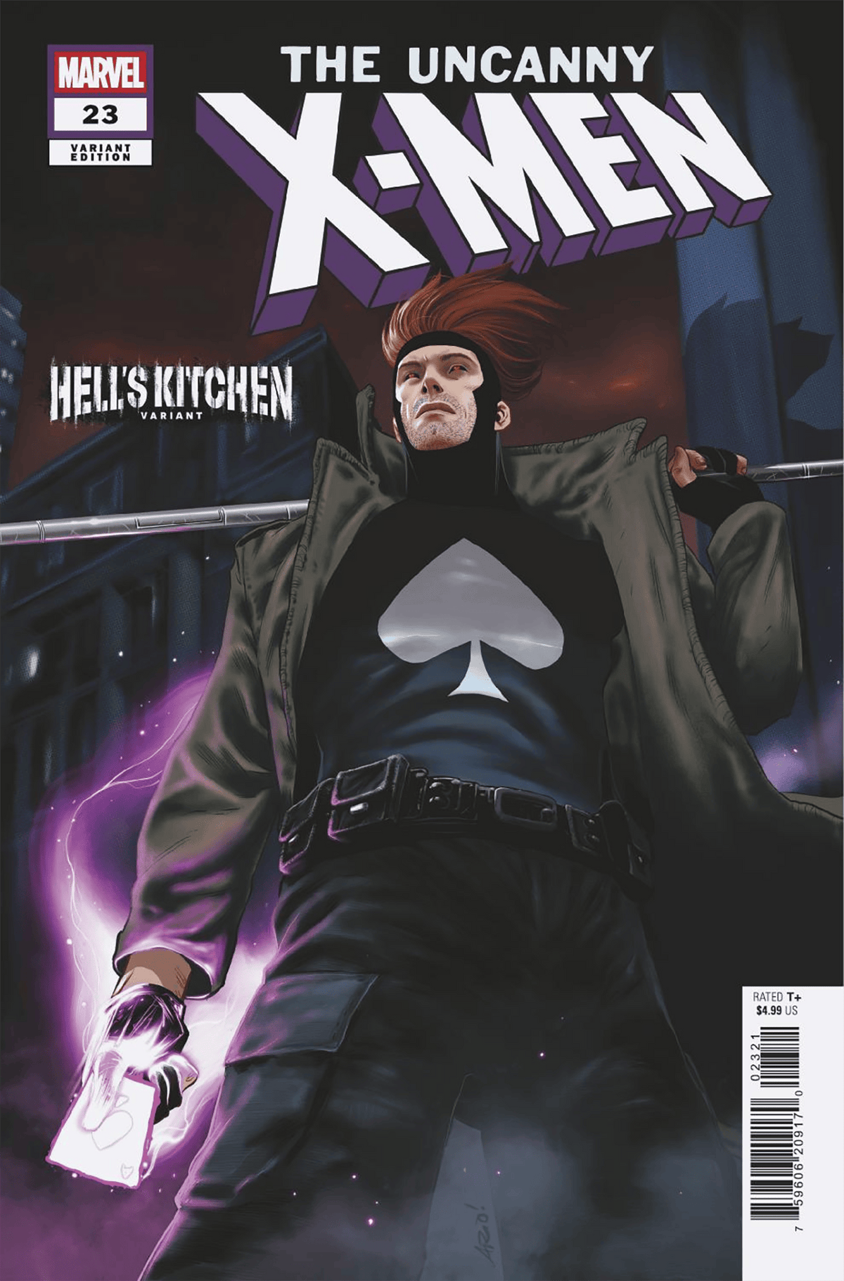 Marvel Comic Books UNCANNY X-MEN #23 ARIO ANINDITO HELL'S KITCHEN VARIANT 75960620917002321 PRH-75960620917002321