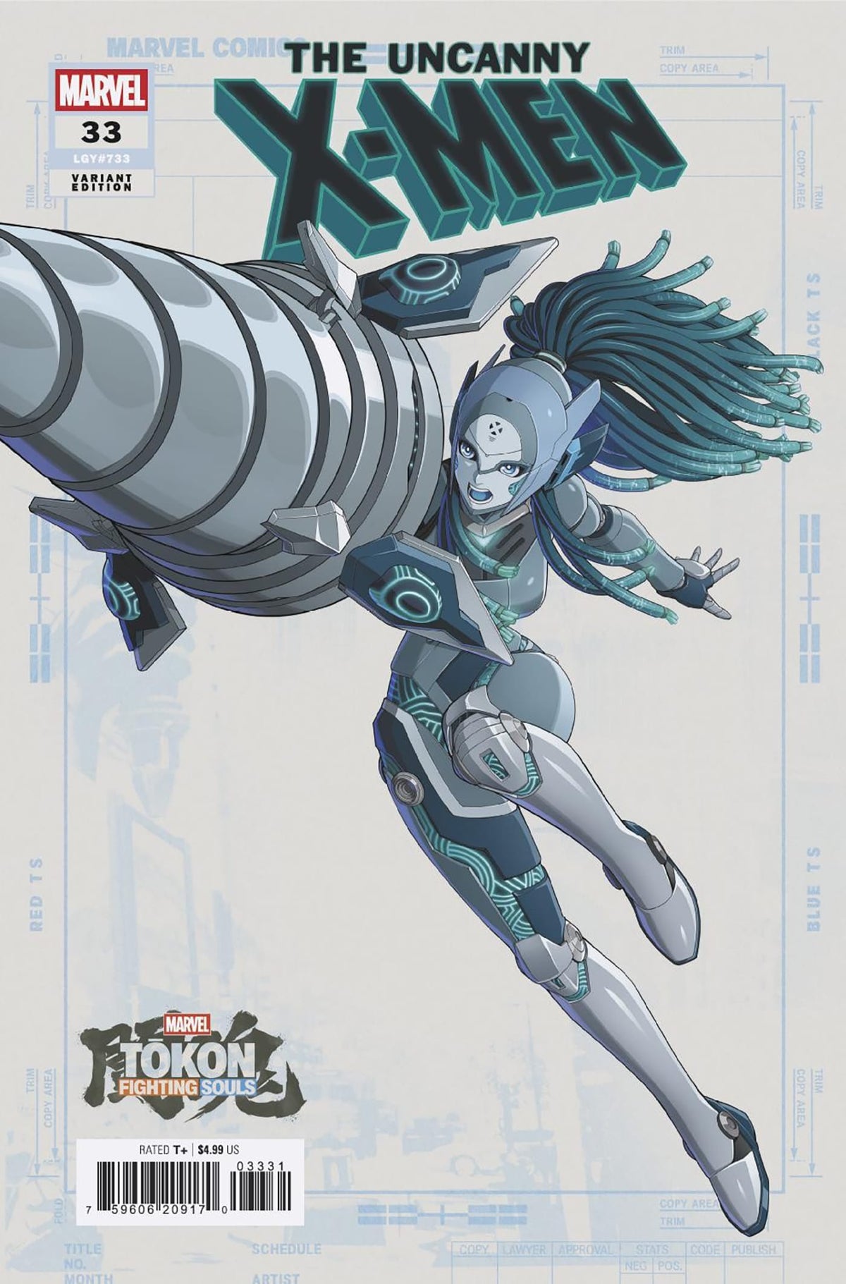 Marvel Comic Books UNCANNY X-MEN #33 MARVEL TOKON: FIGHTING SOULS VARIANT (Release Date: 08/05/2026) 75960620917003331 PRH-75960620917003331