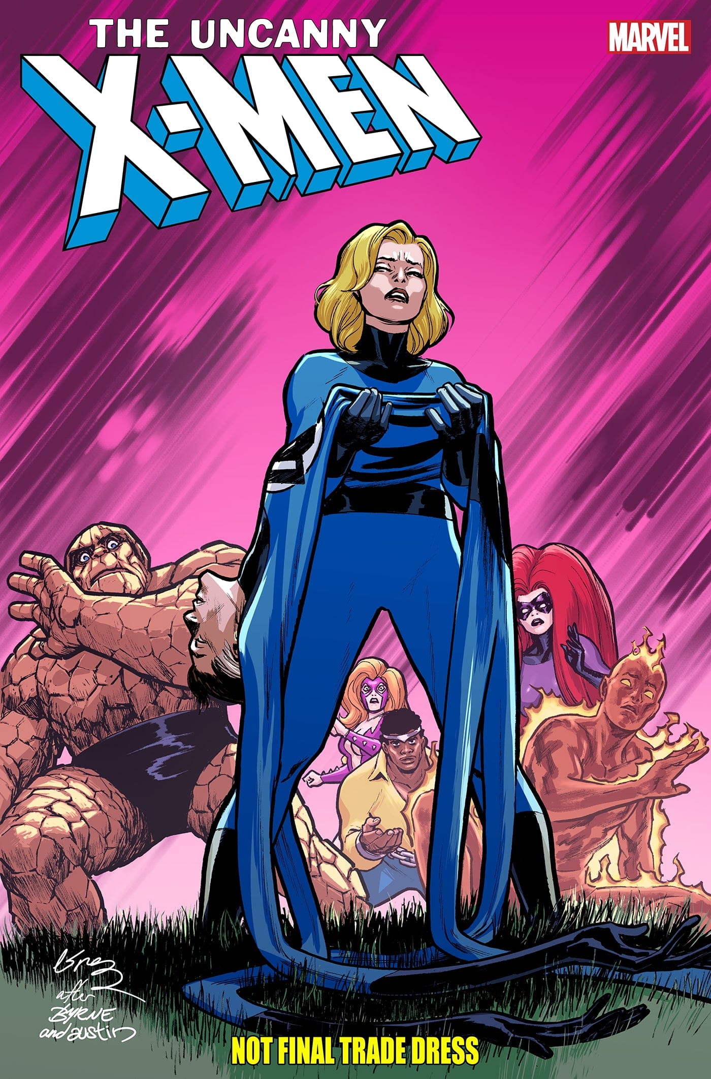 UNCANNY X-MEN #9 DAVID LOPEZ FANTASTIC FOUR HOMAGE VARIANT