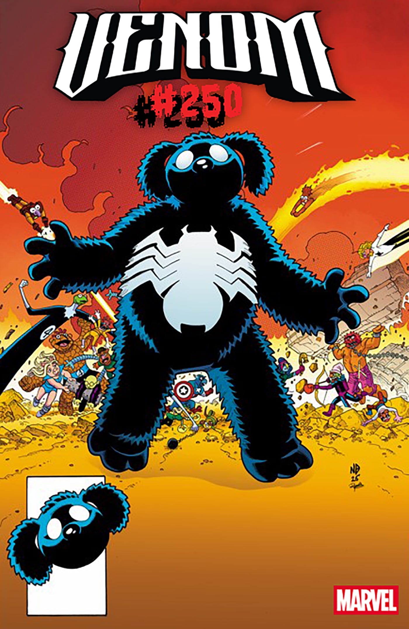 VENOM #250 NICK BRADSHAW MUPPETS VARIANT