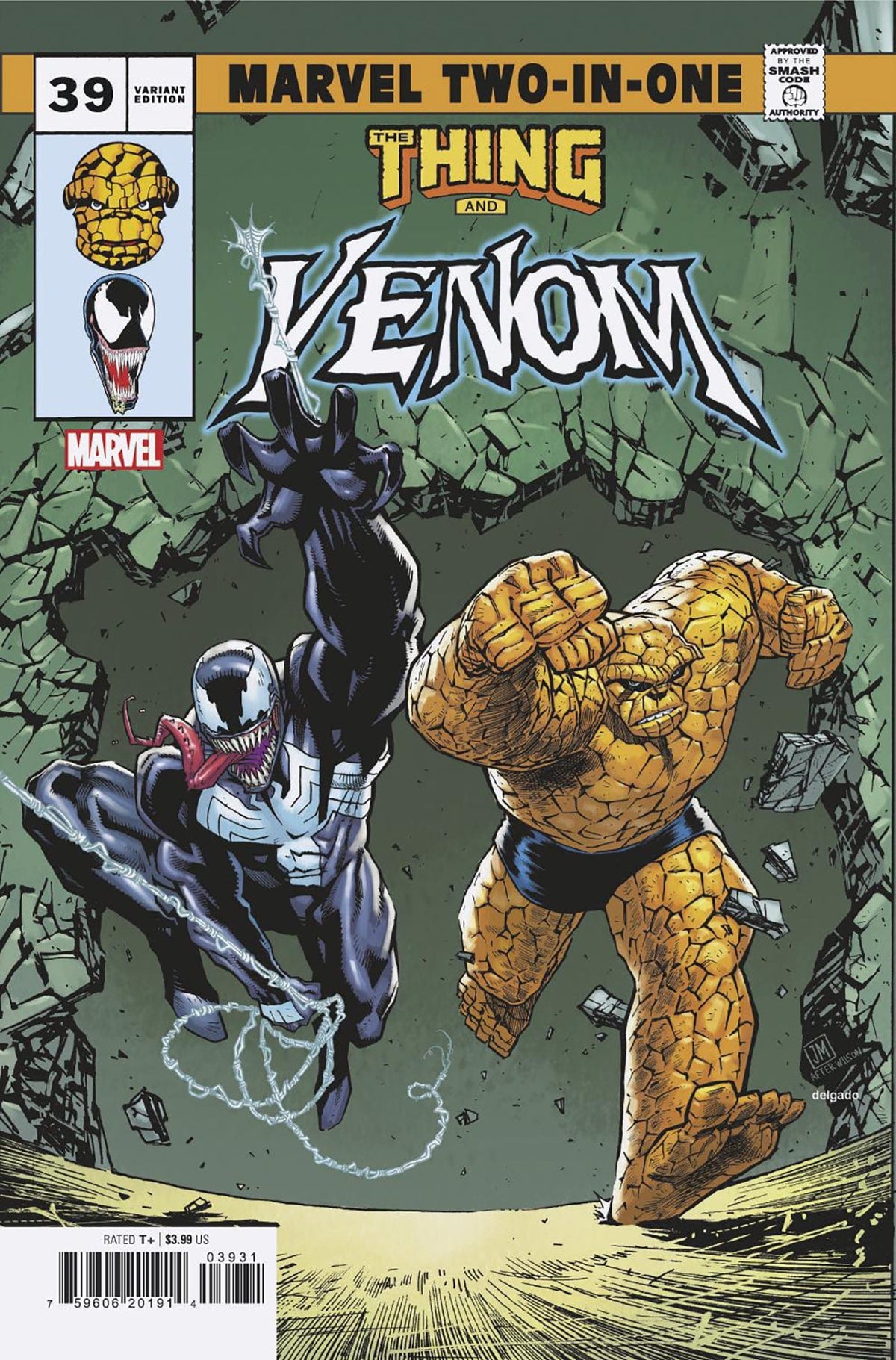 Marvel Comic Books VENOM #39 JUSTIN MASON MARVEL TWO-IN-ONE VARIANT [VW] 75960620191403931 PRH-75960620191403931