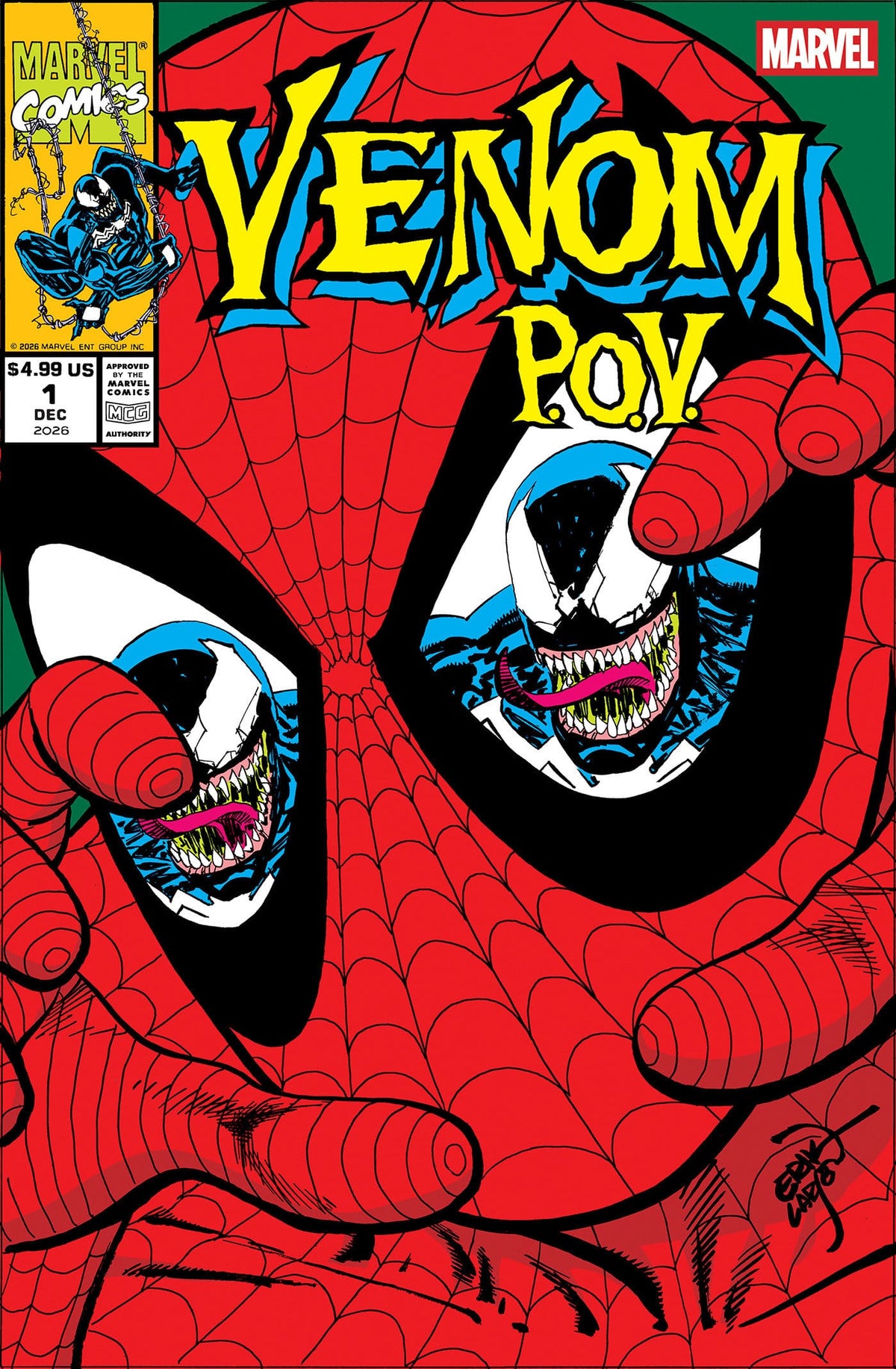 Marvel Comic Books VENOM: POV #1 COVER D ERIK LARSEN  VARIANT (Release Date: 12/02/2026) 75960621764900131 PRH-75960621764900131
