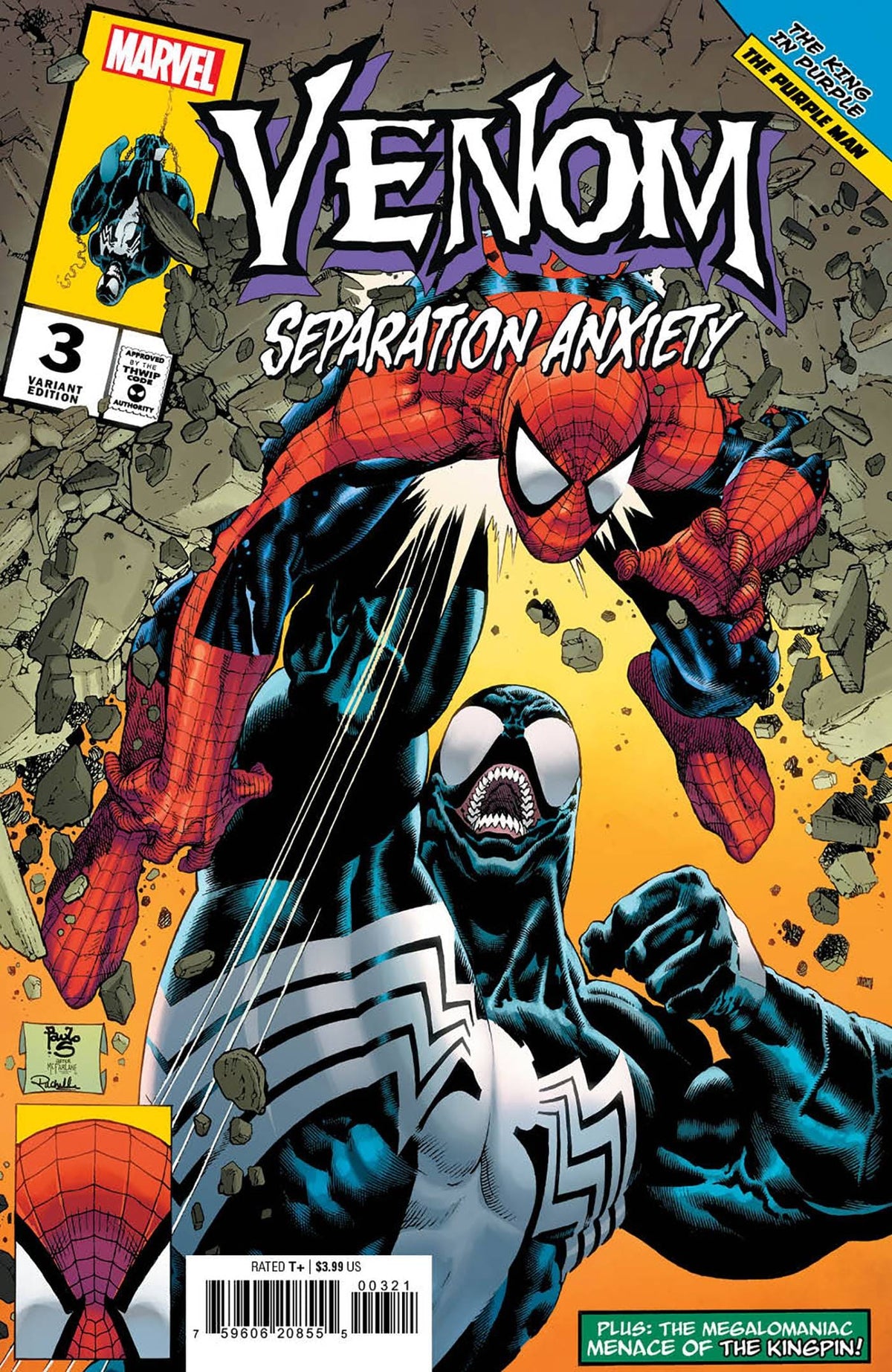 VENOM: SEPARATION ANXIETY #3 PAULO SIQUEIRA HOMAGE VARIANT