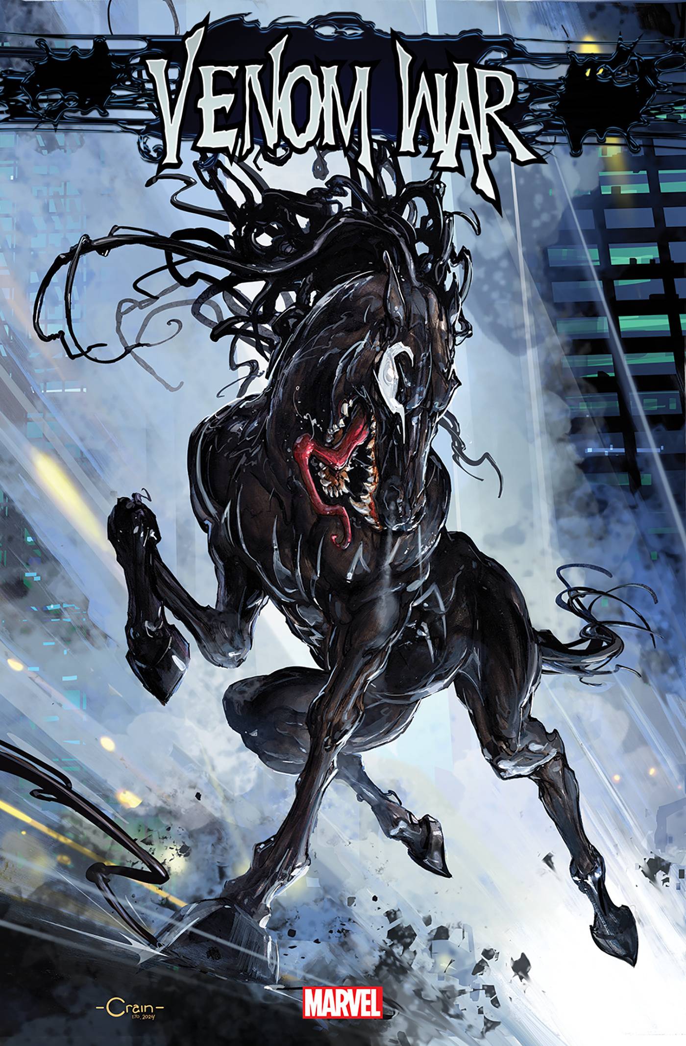 VENOM WAR #1 (OF 5) CLAYTON CRAIN VENOM HORSE VAR