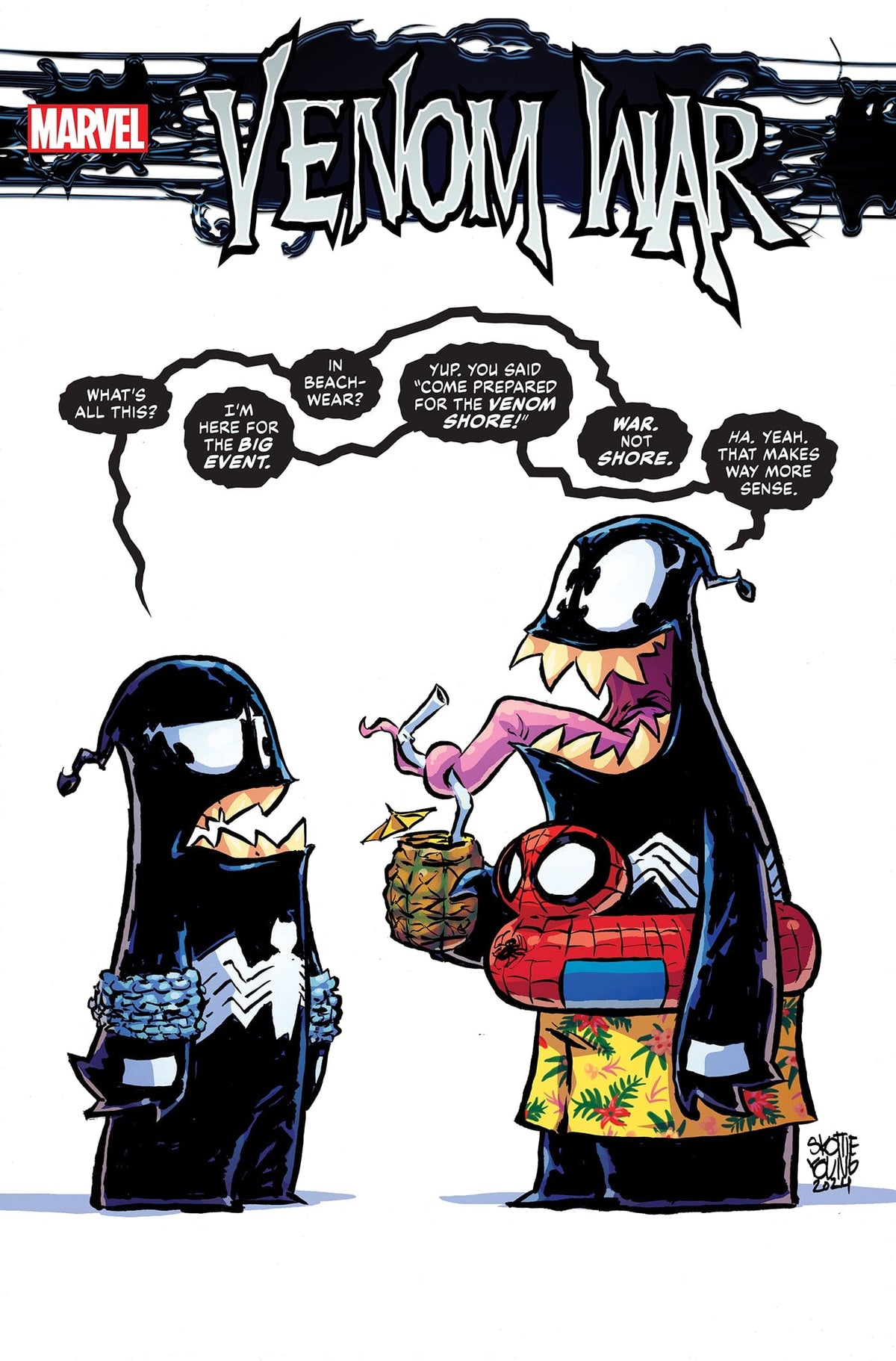 VENOM WAR #1 SKOTTIE YOUNG VARIANT [VW]