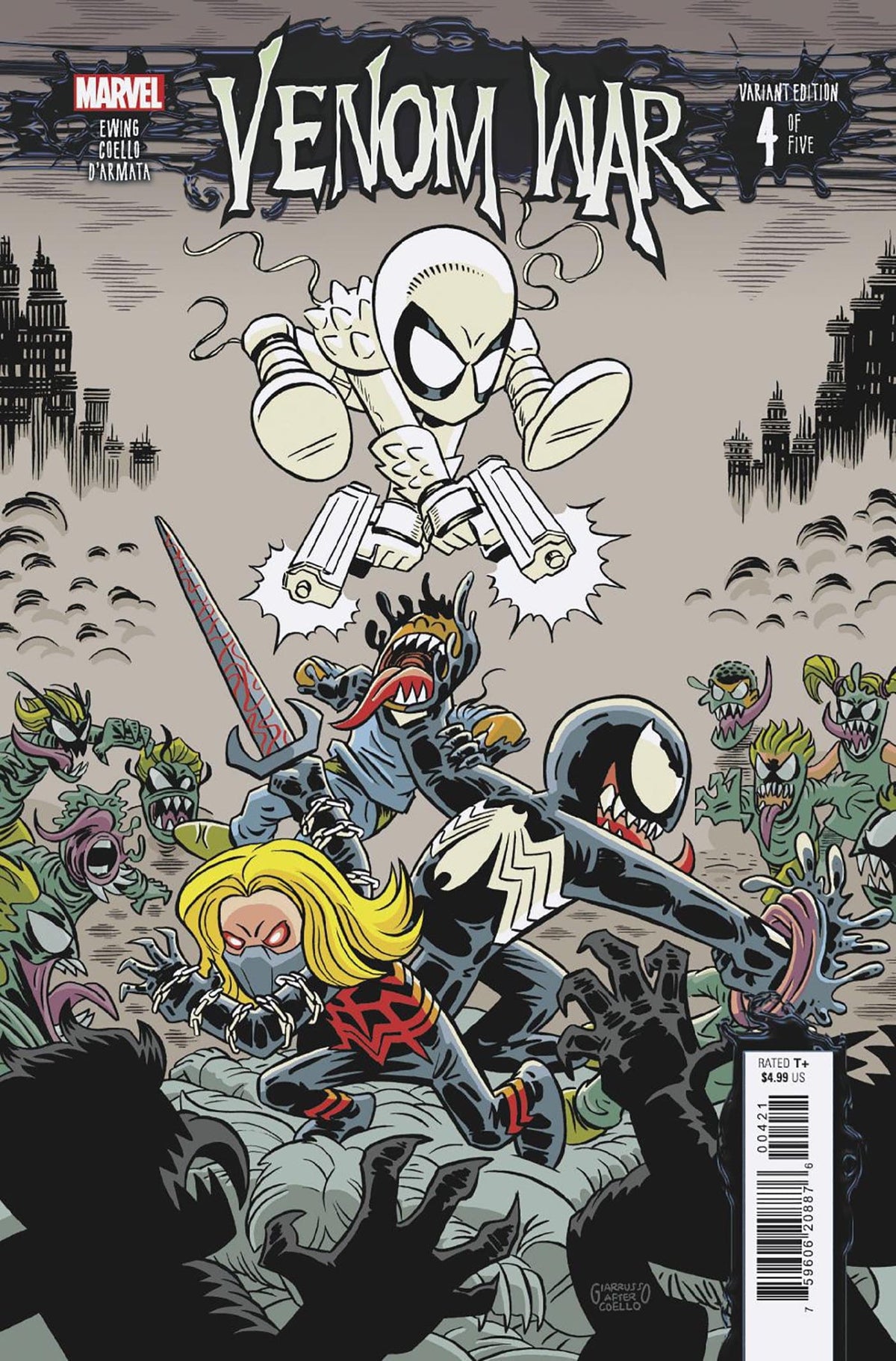 Marvel Comic Books VENOM WAR #4 CHRIS GIARRUSSO VARIANT [VW] 75960620887600421 PRH-75960620887600421