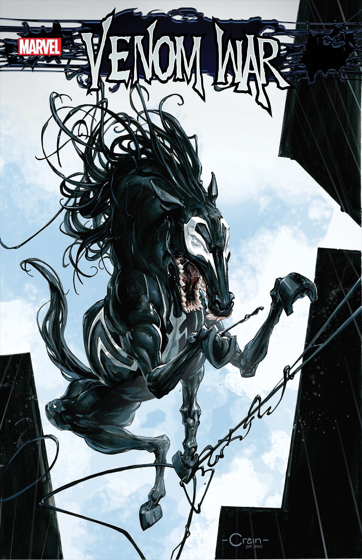 Marvel Comic Books VENOM WAR #5 CLAYTON CRAIN VENOM HORSE VARIANT [VW] 75960620887600561 PRH-75960620887600561