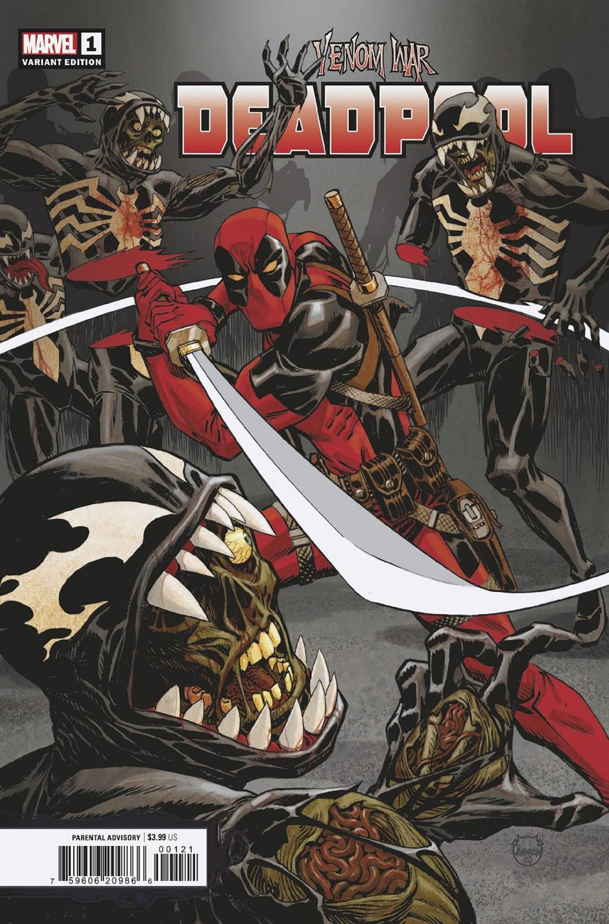 Marvel Comic Books VENOM WAR: DEADPOOL #1 DAVE JOHNSON VARIANT [VW] 75960620986600121 PRH-75960620986600121