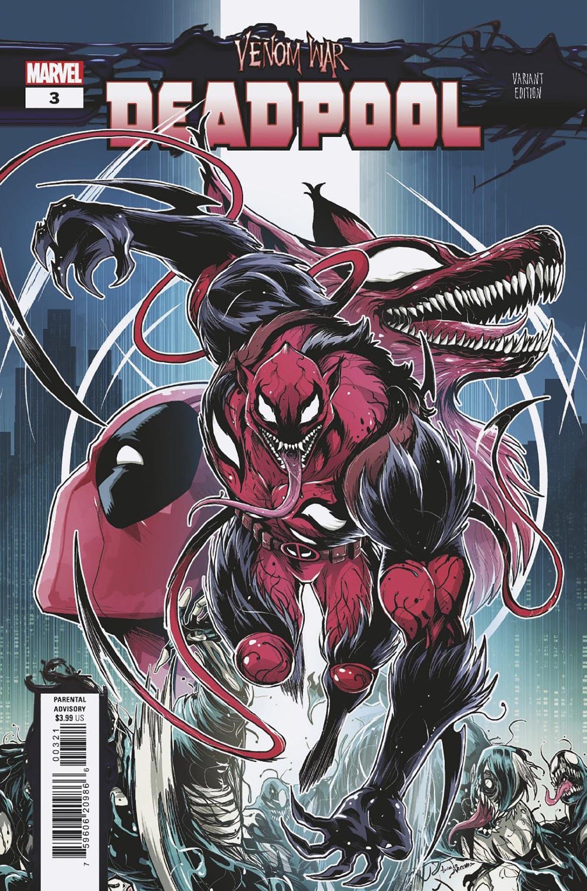 Marvel Comic Books VENOM WAR: DEADPOOL #3 LUCIANO VECCHIO VARIANT [VW] 75960620986600321 PRH-75960620986600321