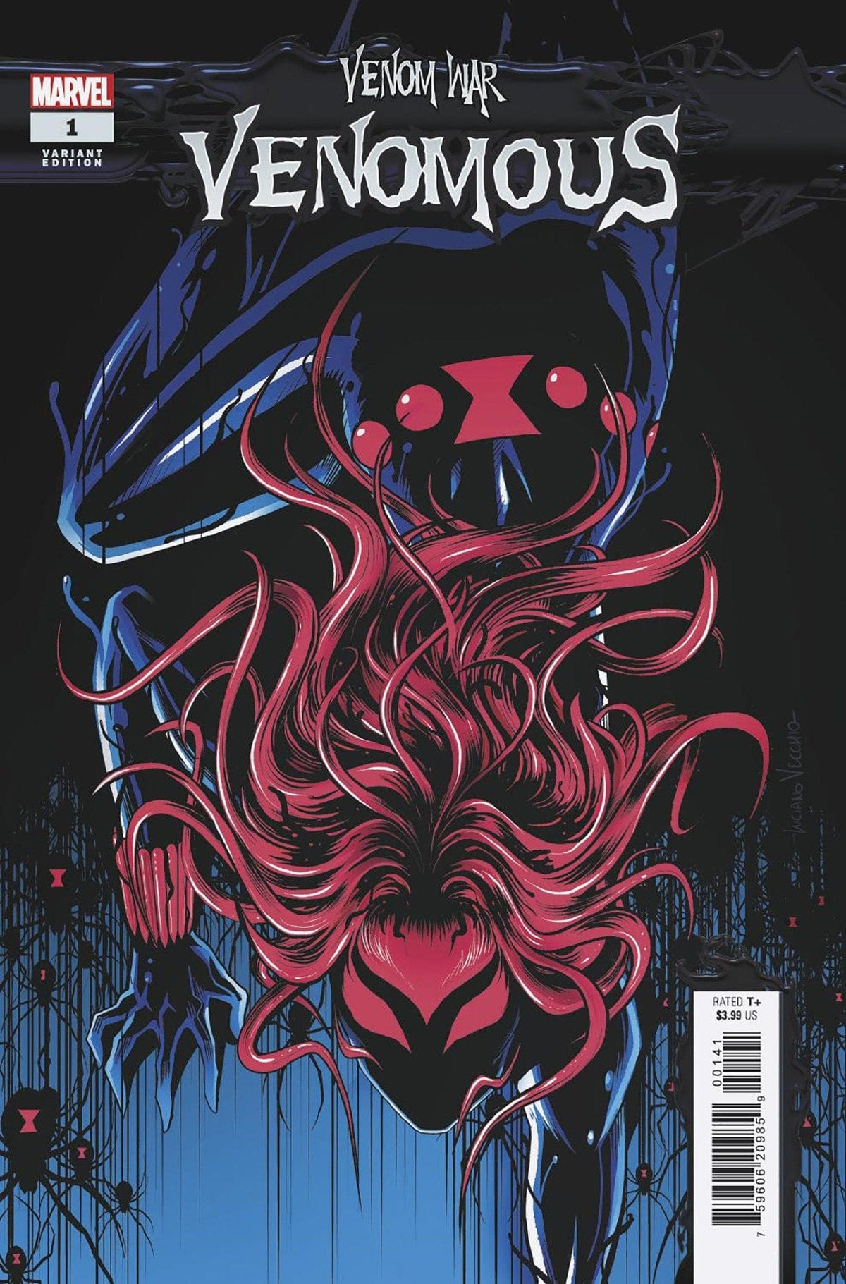 Marvel Comic Books VENOM WAR VENOMOUS #1 (OF 3) LUCIANO VECCHIO VAR [VW] 75960620985900141 PRH-75960620985900141