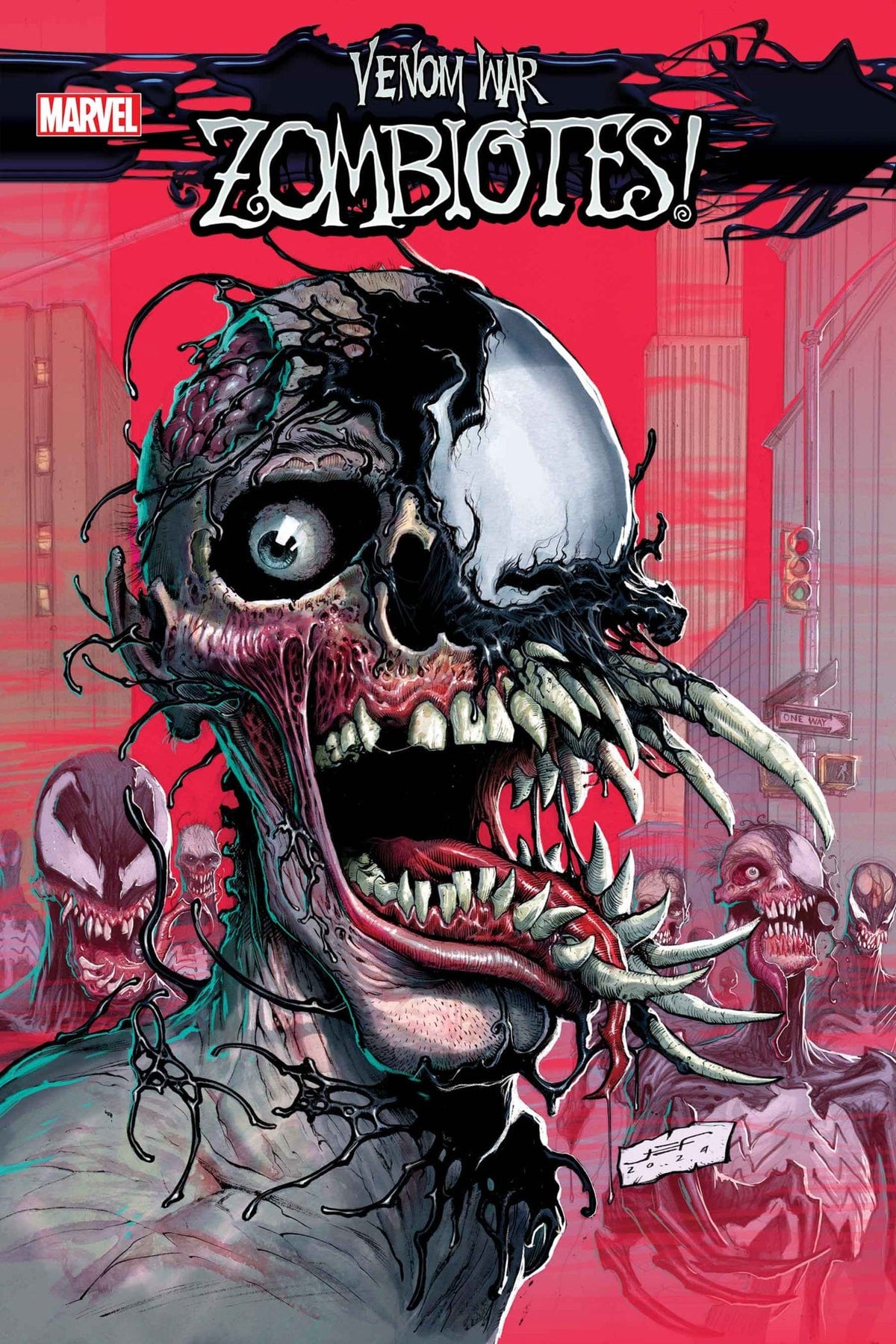 Marvel Comic Books VENOM WAR: ZOMBIOTES #1 [VW] 75960620989700111 PRH-75960620989700111