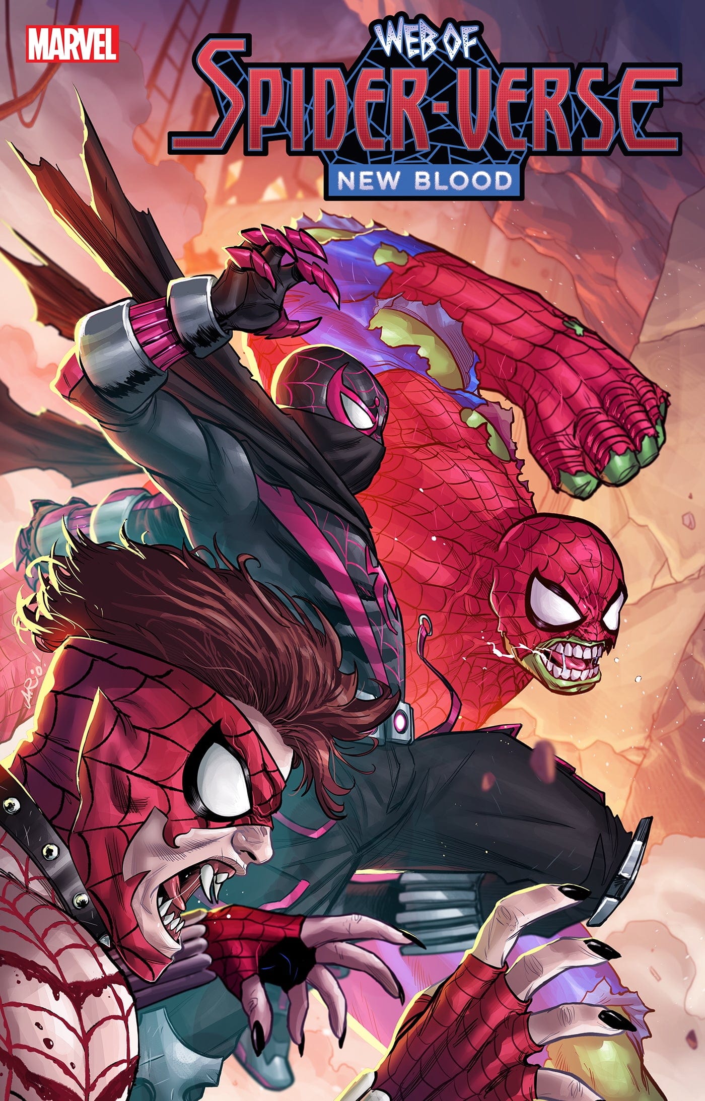 WEB OF SPIDER-VERSE: NEW BLOOD #1 ARIO ANINDITO CONNECTING VARIANT