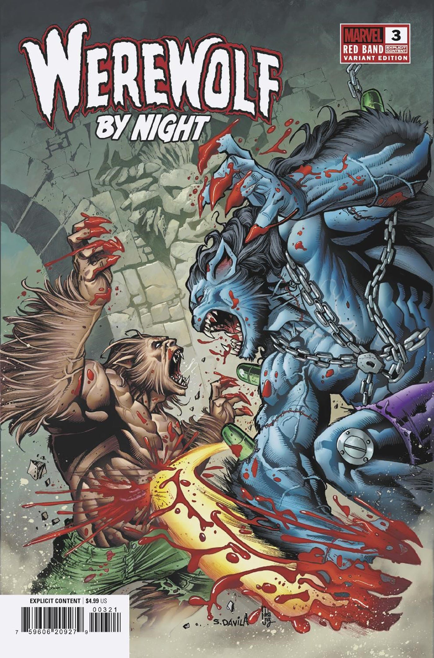 WEREWOLF BY NIGHT: RED BAND #3 TBD ARTIST VARIANT [POLYBAGGED]