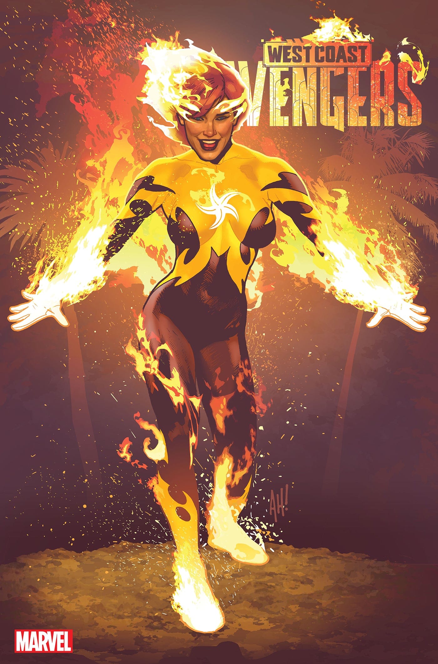 WEST COAST AVENGERS #1 ADAM HUGHES FOIL VARIANT