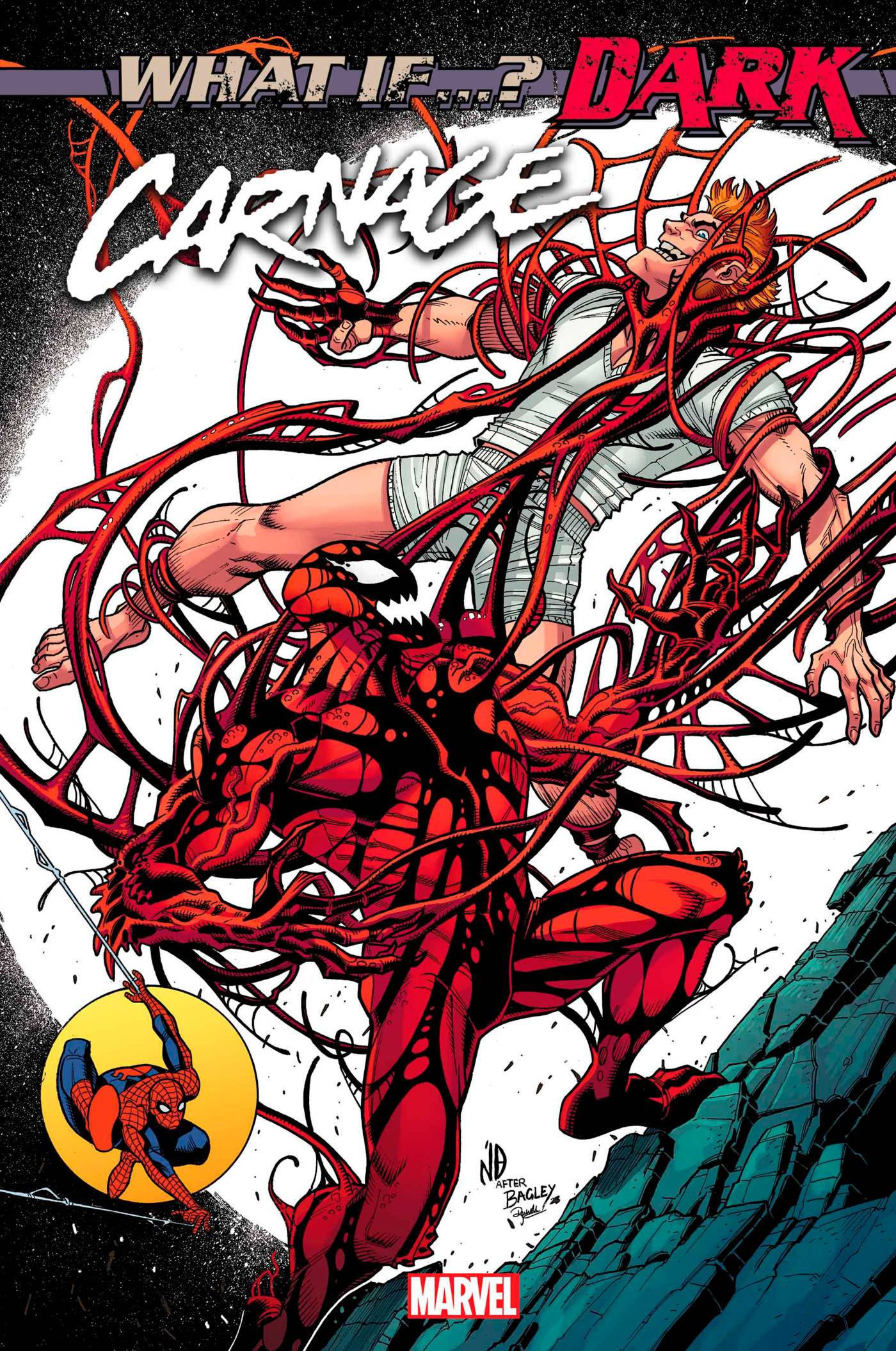 WHAT IF DARK CARNAGE #1 NICK BRADSHAW HOMAGE VAR