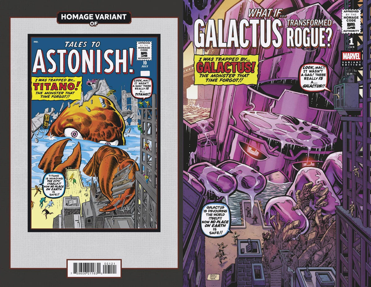 Marvel Comic Books WHAT IF...? GALACTUS: GALACTUS TRANSFORMED ROGUE? #1 DAN JURGENS SCI-FI HOMAGE V ARIANT 75960621163000121 PRH-75960621163000121