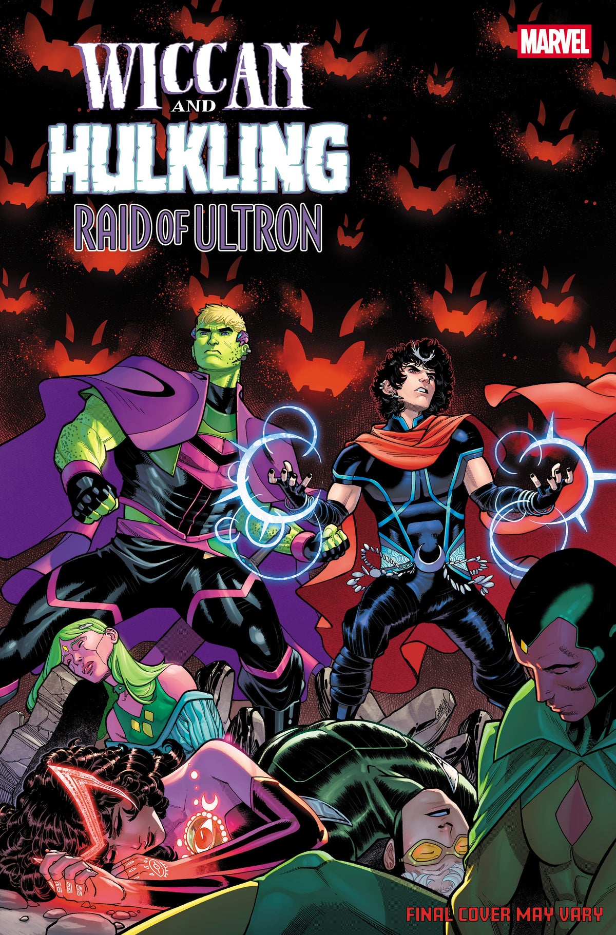 Marvel Comic Books WICCAN & HULKLING: RAID OF ULTRON #1 JAVIER GARRON VARIANT 75960621608600131 PRH-75960621608600131
