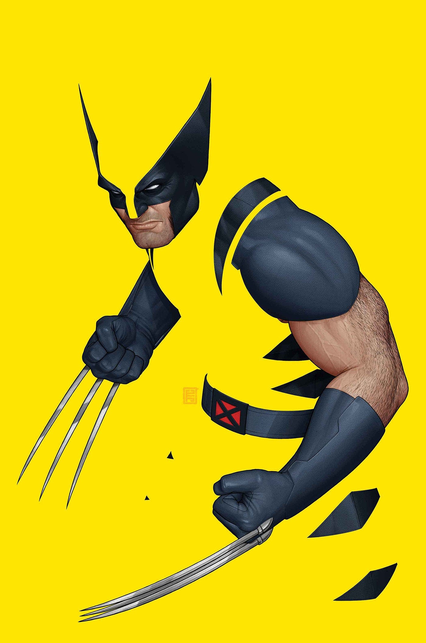 WOLVERINE #1 JOHN TYLER CHRISTOPHER NEGATIVE SPACE VARIANT