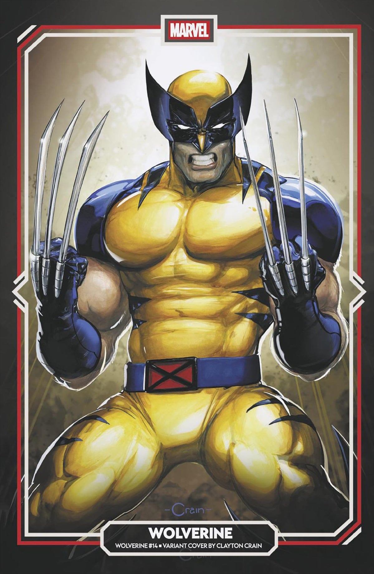 Marvel Comic Books WOLVERINE #14 CLAYTON CRAIN VARIANT 75960620841801421 PRH-75960620841801421