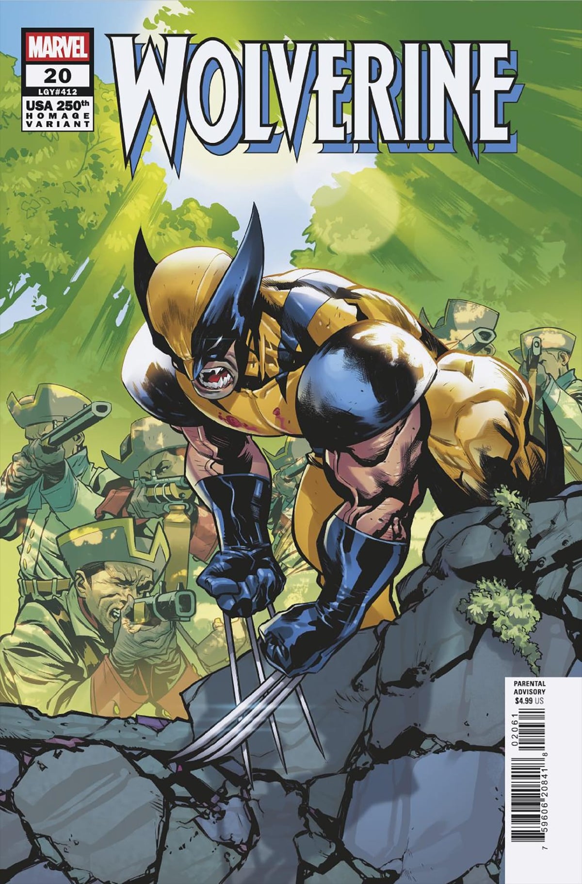Marvel Comic Books WOLVERINE #20 TBD ARTIST 250TH HOMAGE VARIANT 75960620841802061 PRH-75960620841802061