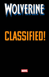 Marvel Comic Books WOLVERINE #20 TBD ARTIST CLASSIFIED SPOILER VARIANT 75960620841802051 PRH-75960620841802051