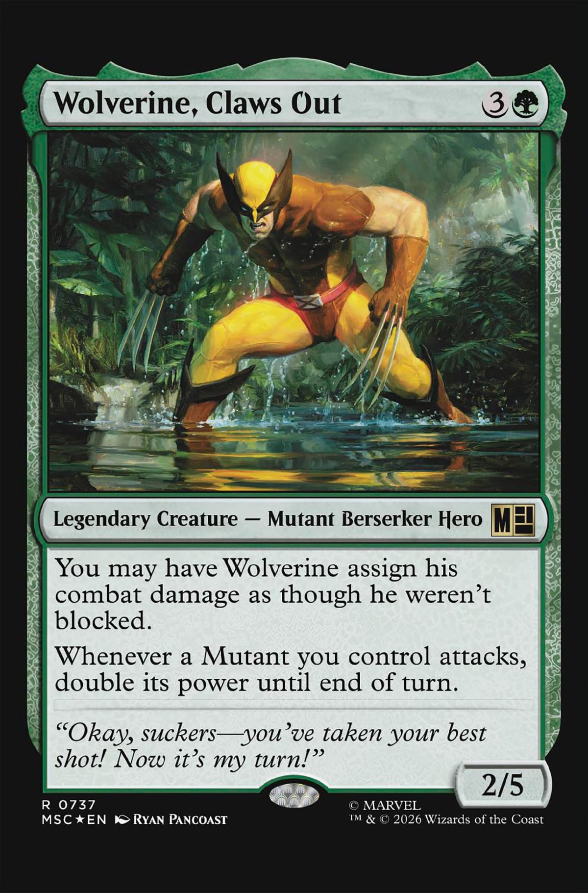 Marvel Comic Books WOLVERINE #22 TBD ARTIST MAGIC: THE GATHERING VARIANT 75960620841802221 PRH-75960620841802221