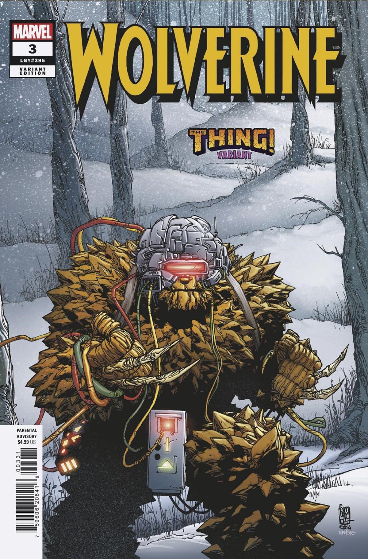 Marvel Comic Books WOLVERINE #3 GIUSEPPE CAMUNCOLI THE THING! VARIANT 75960620841800331 PRH-75960620841800331