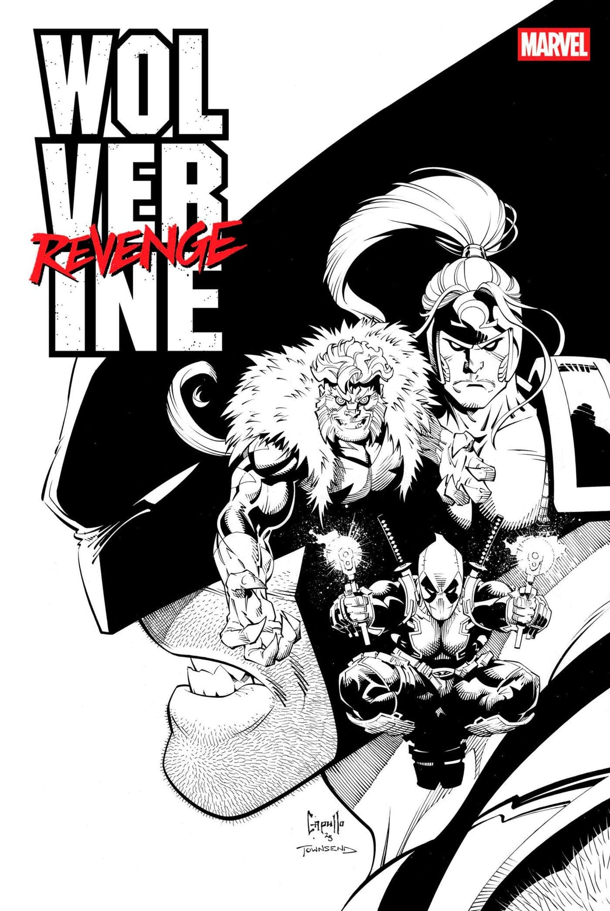 Marvel Comic Books WOLVERINE: REVENGE - RED BAND: BLACK & WHITE EDITION #1 [POLYBAGGED] 75960621342900111 PRH-75960621342900111