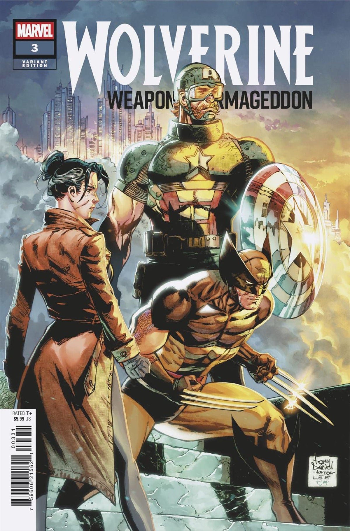 Marvel Comic Books WOLVERINE: WEAPONS OF ARMAGEDDON #3 TONY DANIEL VARIANT 75960621562100331 PRH-75960621562100331