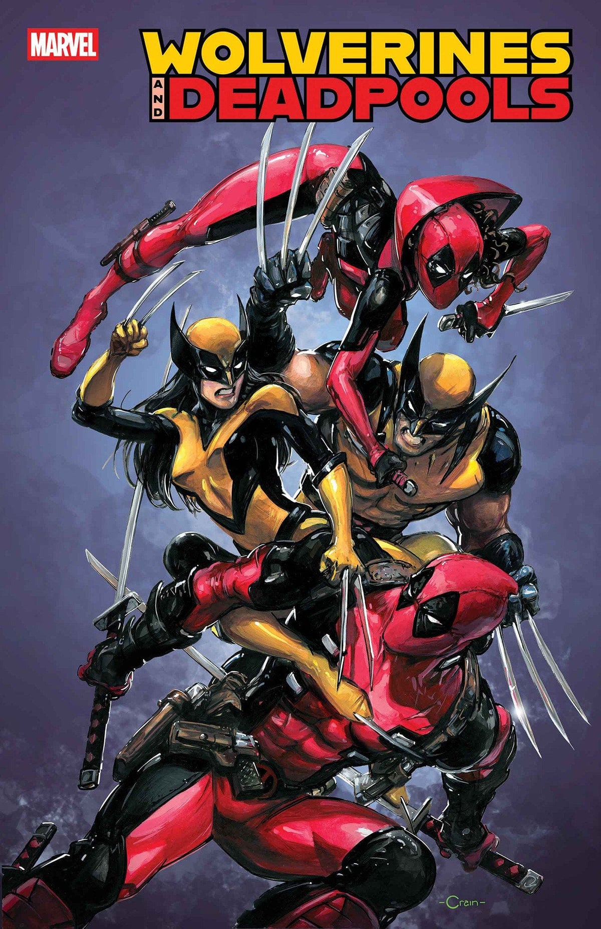 Marvel Comic Books WOLVERINES & DEADPOOLS #3 CLAYTON CRAIN VARIANT 75960621357300321 PRH-75960621357300321