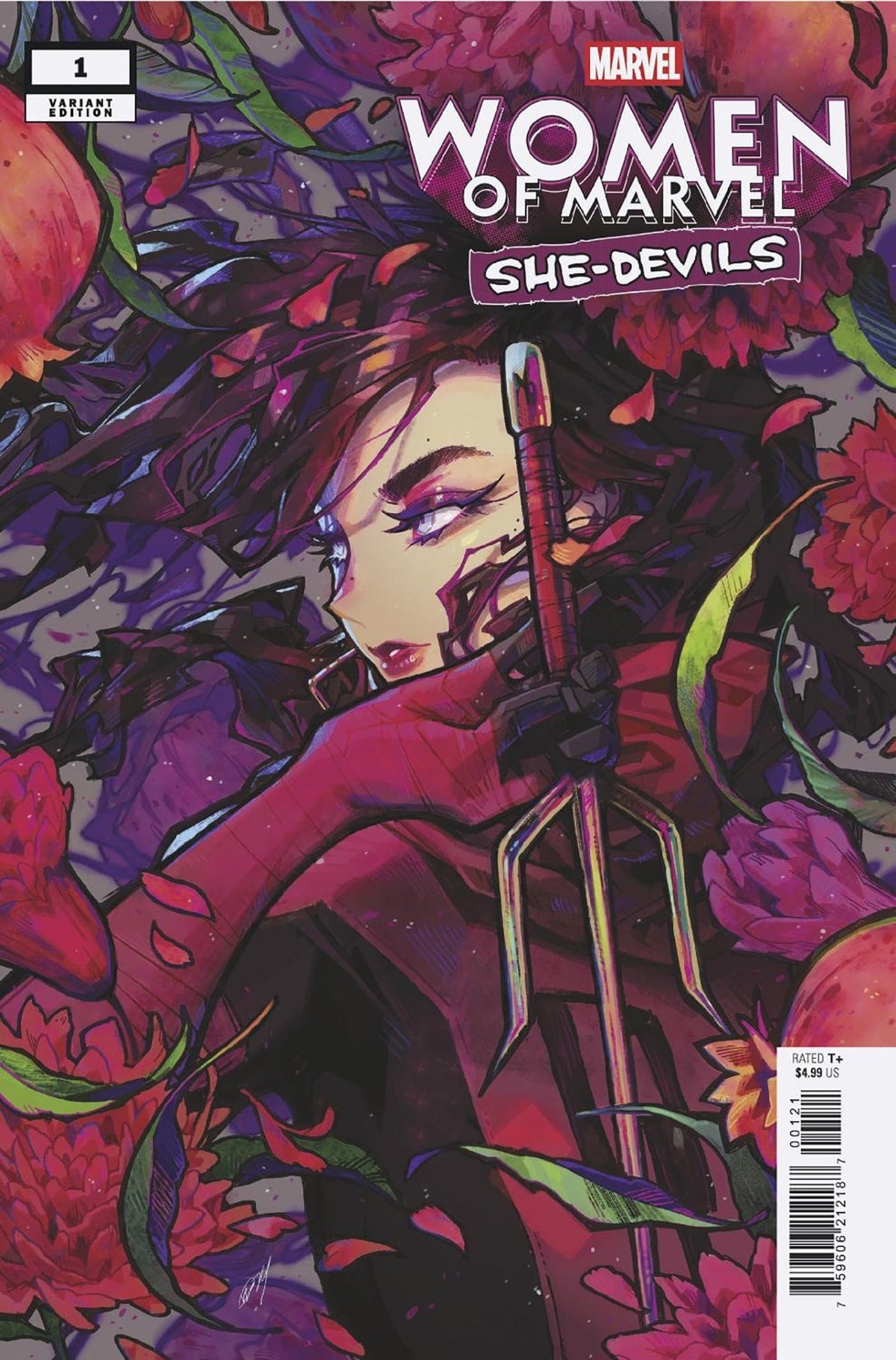 Marvel Comic Books WOMEN OF MARVEL: SHE-DEVILS #1 ROSE BESCH VARIANT 75960621218700121 PRH-75960621218700121