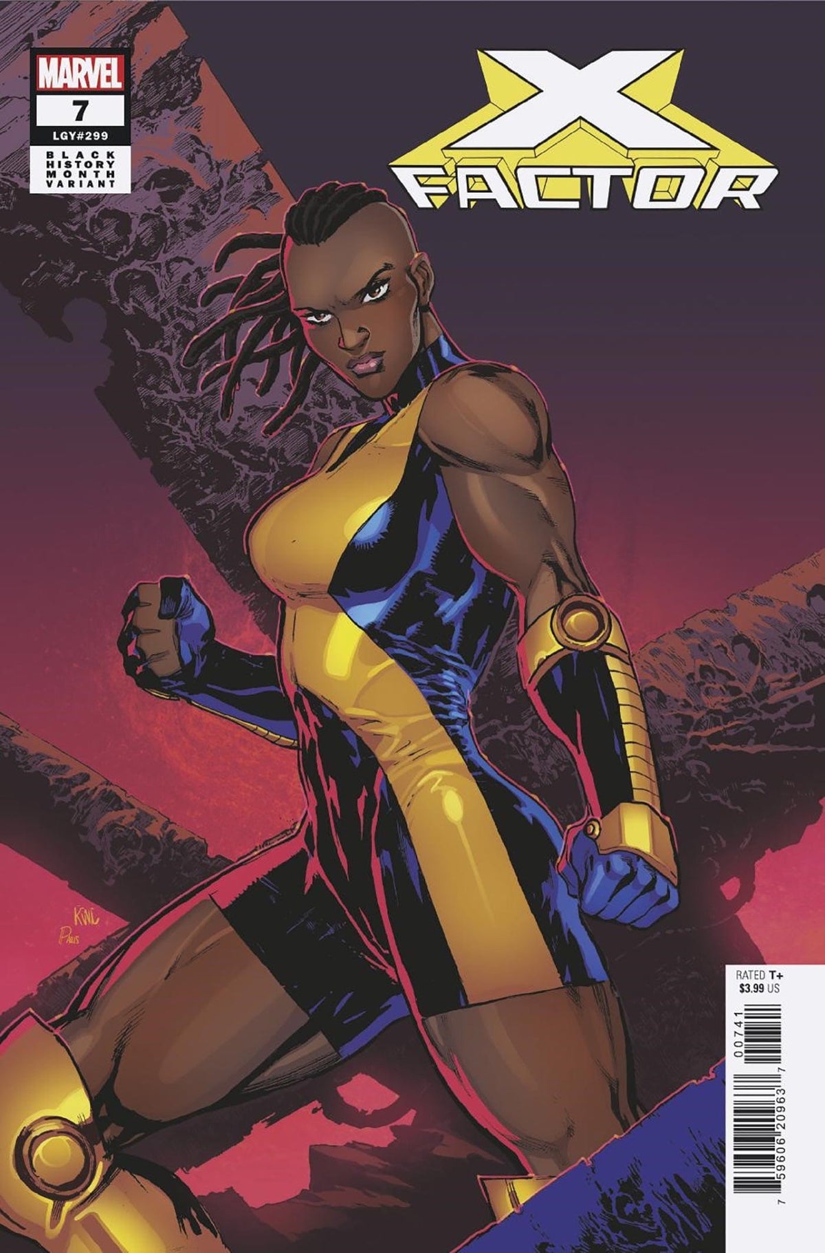 Marvel Comic Books X-FACTOR #7 KEN LASHLEY BLACK HISTORY MONTH VARIANT 75960620963700741 PRH-75960620963700741