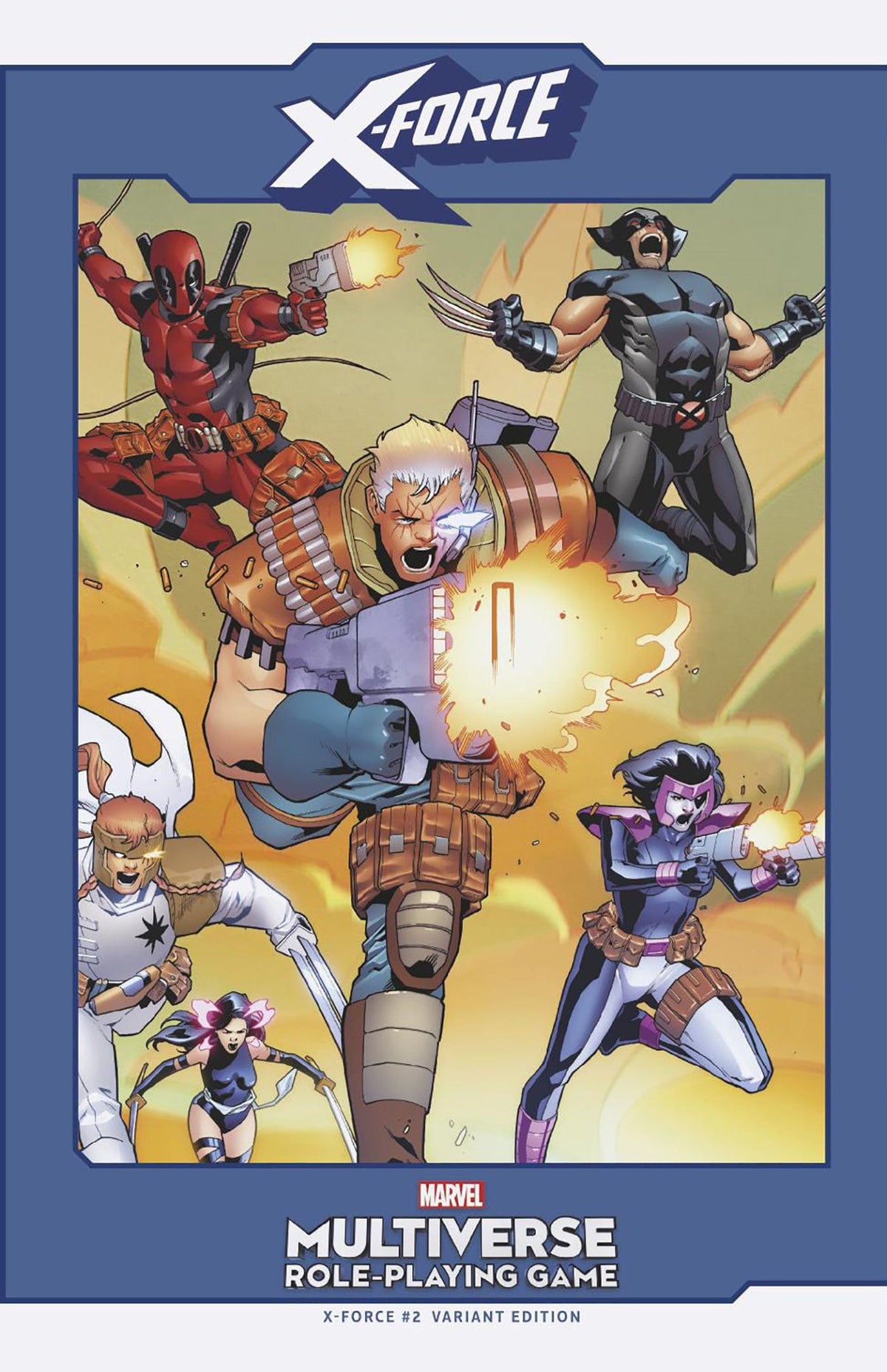 Marvel Comic Books X-FORCE #2 RUAIRI COLEMAN MARVEL MULTIVERSE RPG VARIANT 75960620919400261 PRH-75960620919400261