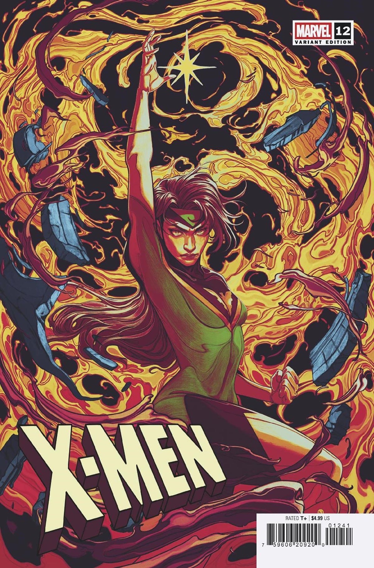 Marvel Comic Books X-MEN #12 NIMIT MALAVIA PHOENIX VARIANT 75960620920001241 PRH-75960620920001241