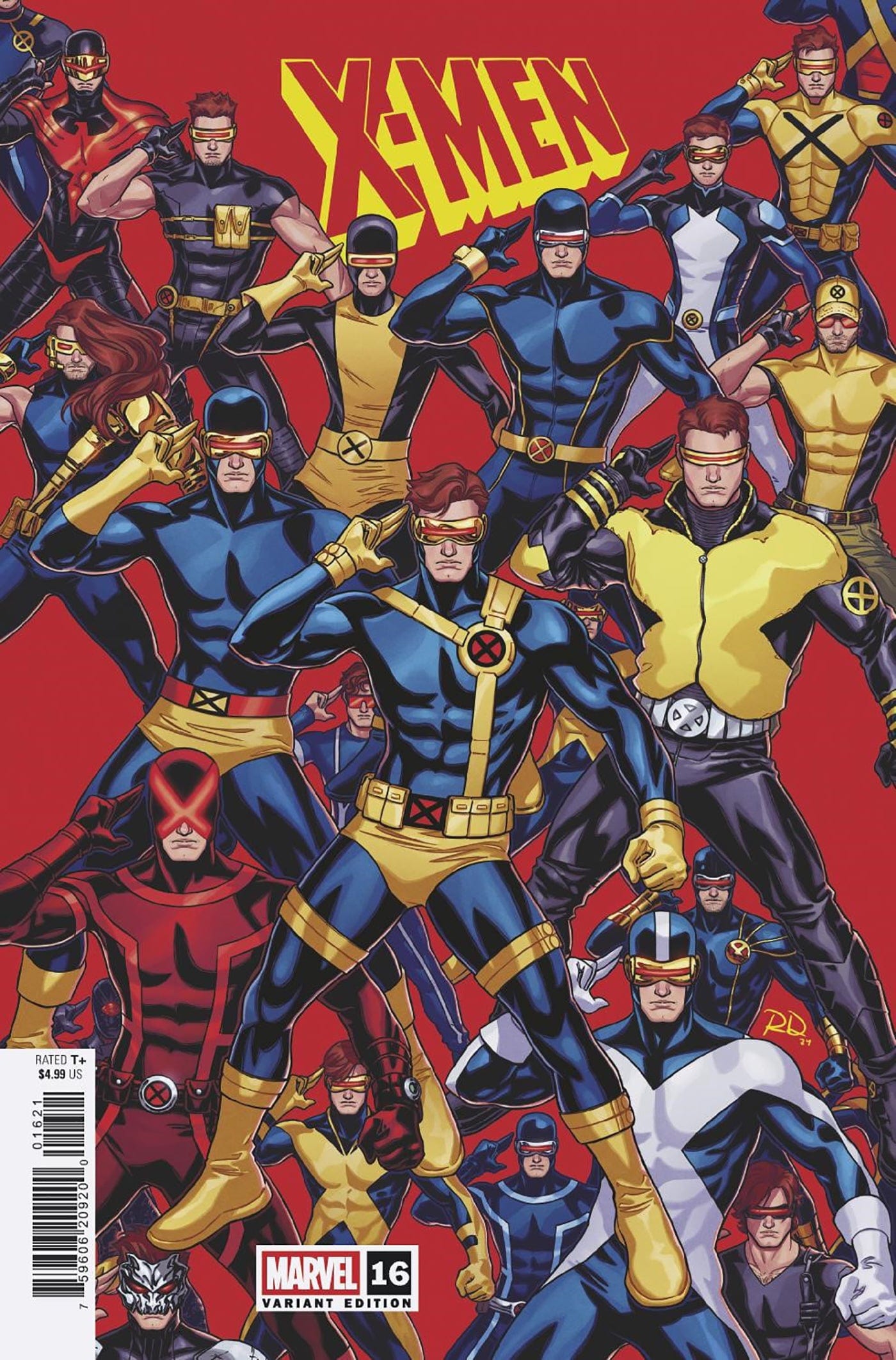 X-MEN #16 RUSSELL DAUTERMAN VARIANT
