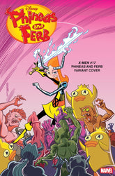 Marvel Comic Books X-MEN #17 JACOB CHABOT PHINEAS AND FERB VARIANT 75960620920001761 PRH-75960620920001761
