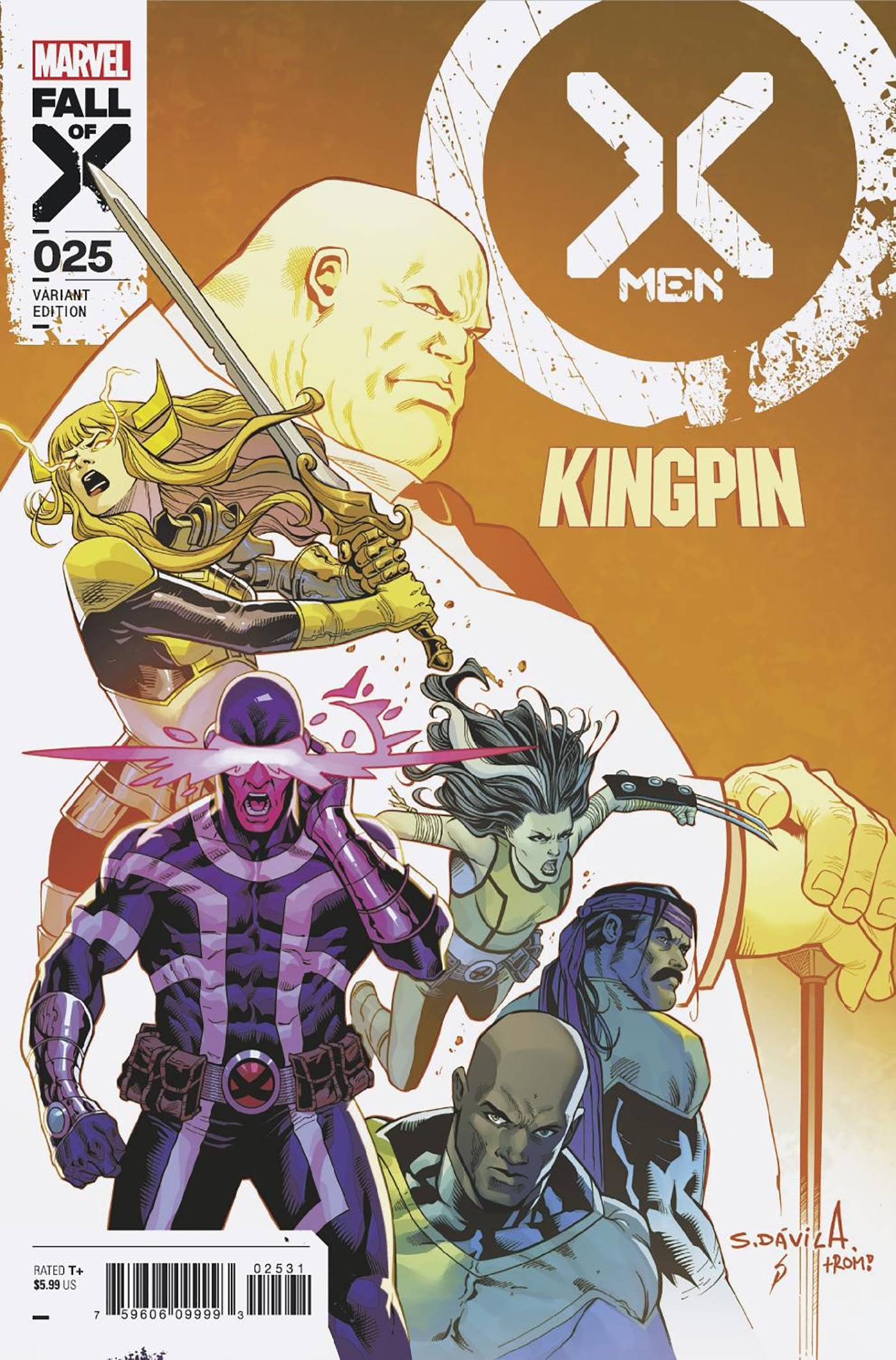 X-MEN #25 ARTIST KINGPIN VAR