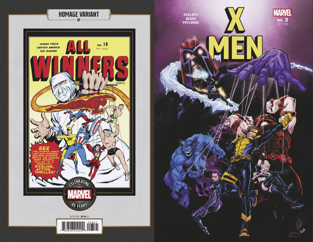 Marvel Comic Books X-MEN #3 JOELLE JONES MARVEL 85TH ANNIVERSARY HOMAGE VARIANT 75960620920000341 PRH-75960620920000341