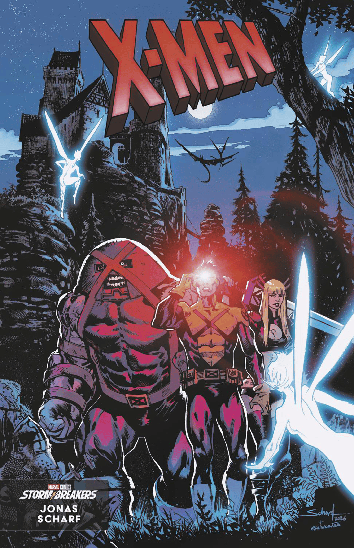 X-MEN #35 JONAS SCHARF VARIANT (Release Date: 08/12/2026)
