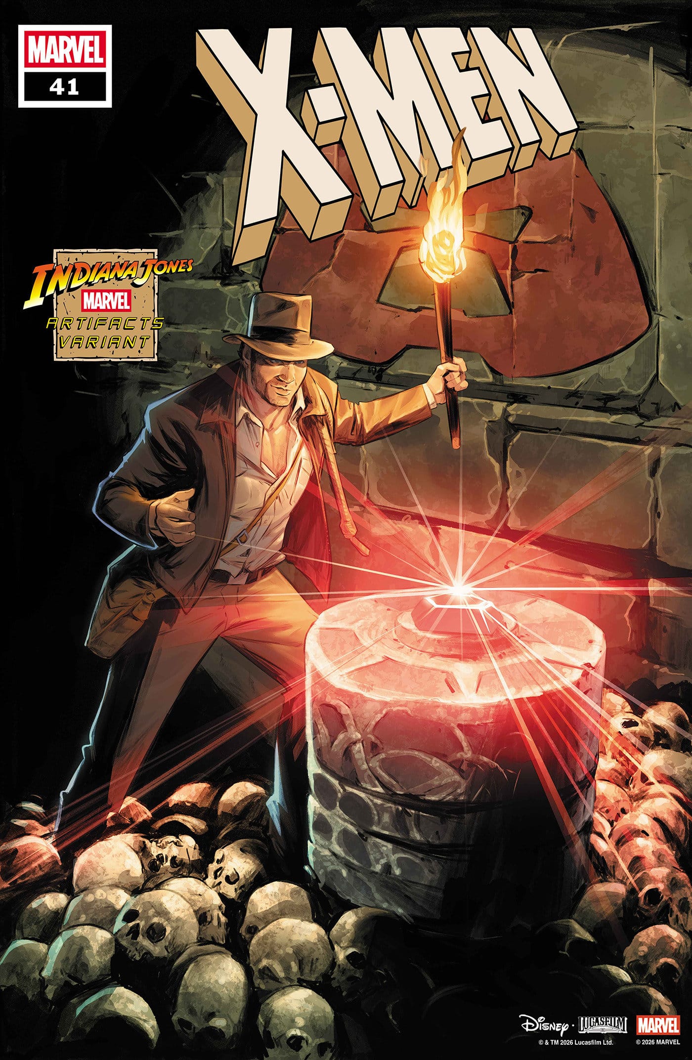 X-MEN #41 CARMEN CARNERO INDIANA JONES MARVEL ARTIFACT VARIANT [DNX] (Release Date: 11/11/2026)