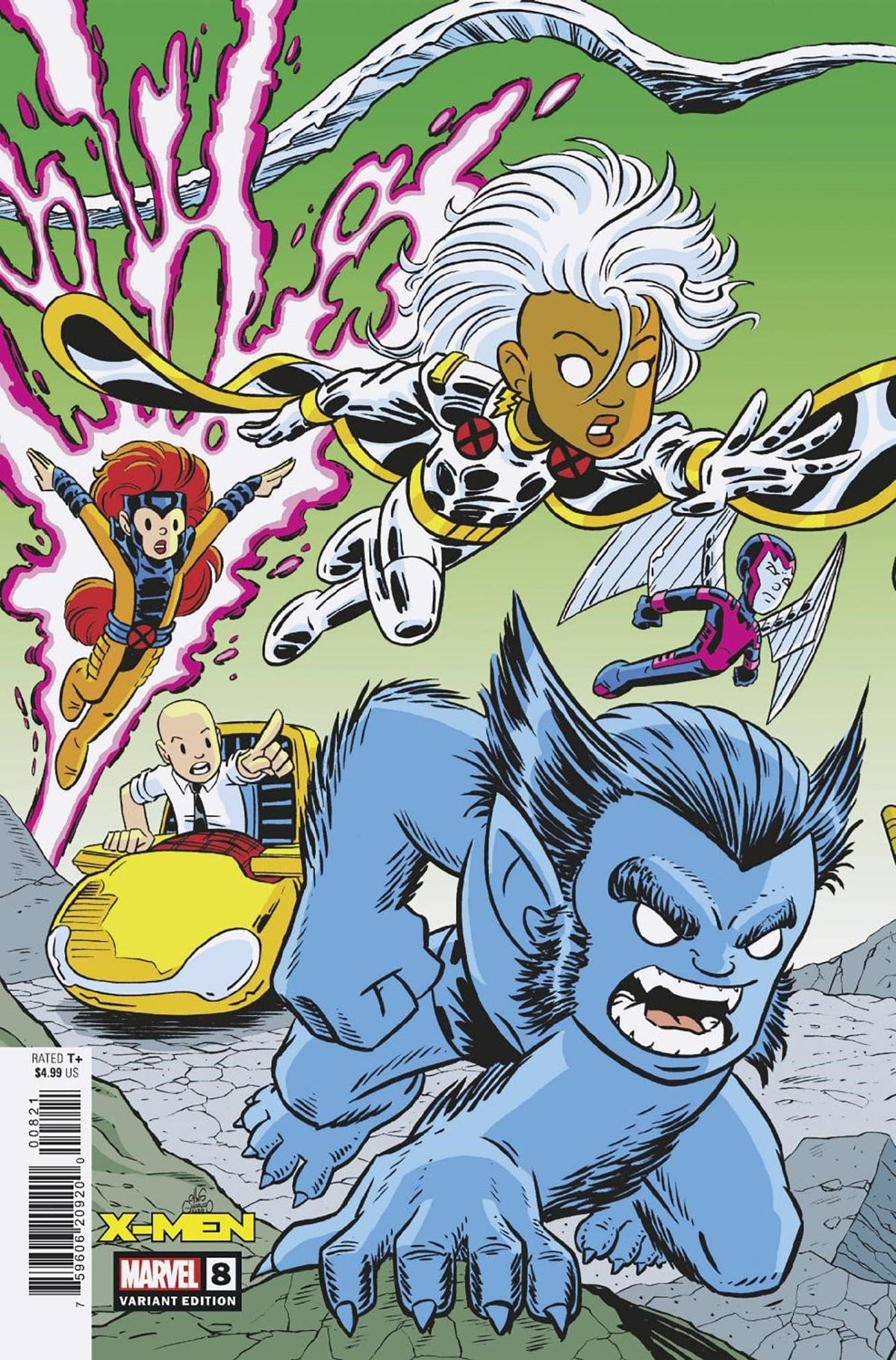 Marvel Comic Books X-MEN #8 CHRIS GIARRUSSO CROSSOVER CONNECTING VARIANT [ROG] 75960620920000821 PRH-75960620920000821