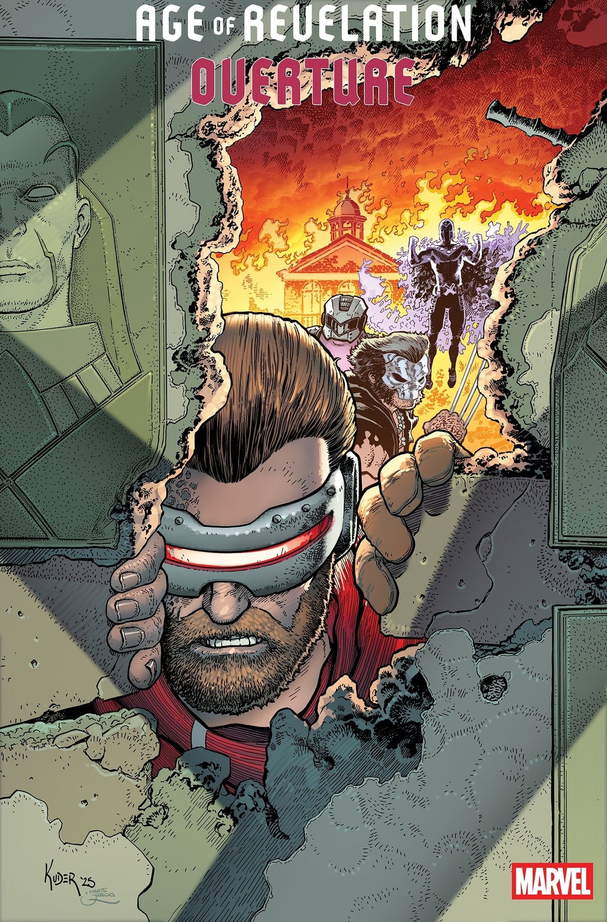Marvel Comic Books X-MEN: AGE OF REVELATION OVERTURE #1 AARON KUDER REVELATION VARIANT [AOR] 75960621255200131 PRH-75960621255200131