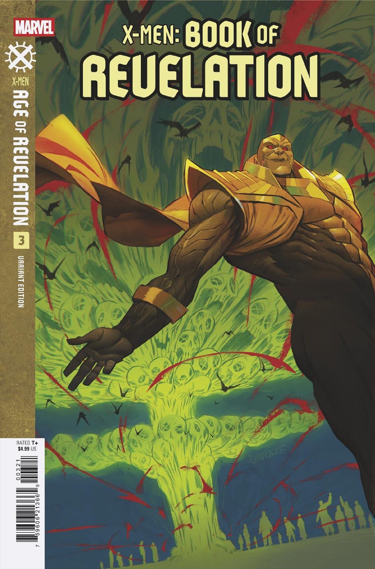 Marvel Comic Books X-MEN: BOOK OF REVELATION #3 IVAN SHAVRIN VARIANT [AOR] 75960621366500321 PRH-75960621366500321